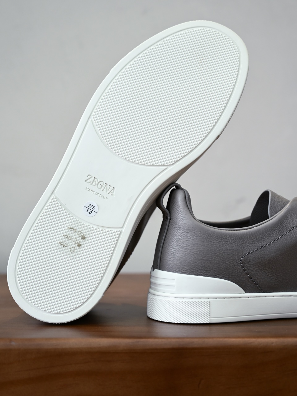 ZE2617 杰尼亚 Zegna Triple -(Smooth Leather) Laceless Sneakers -C0-03-LHOTA-S5207Z-PRO