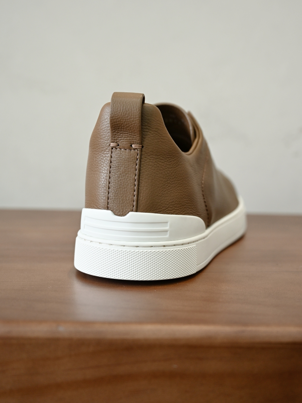 ZE2617 杰尼亚  Zegna Triple -(Smooth Leather) Laceless Sneakers -C0-08-LHOTA-S5207