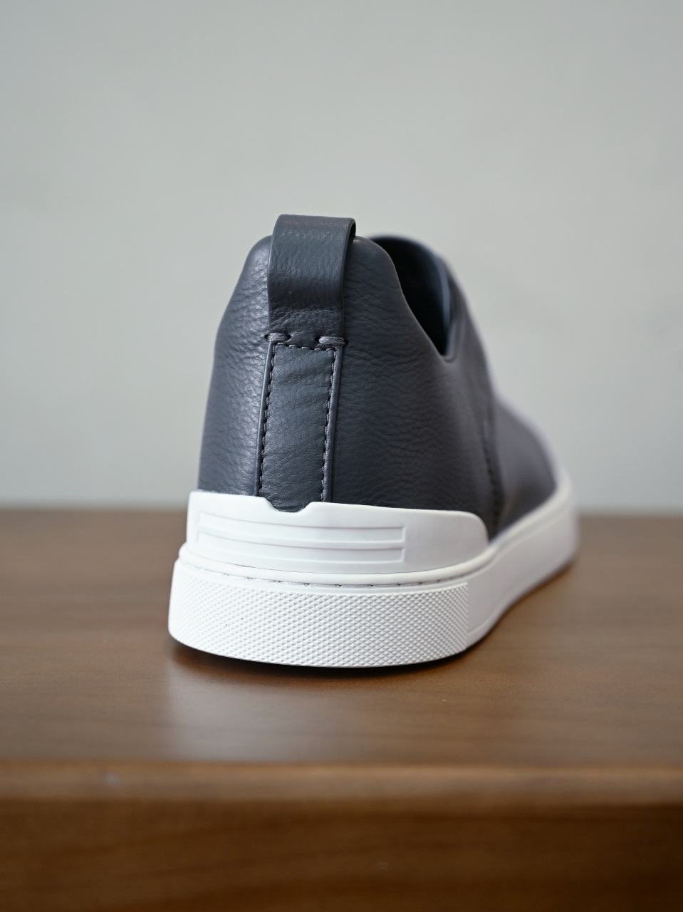 ZE2617 杰尼亚 Zegna Triple -(Smooth Leather) Laceless Sneakers -C0-09-LHOTA-S5207
