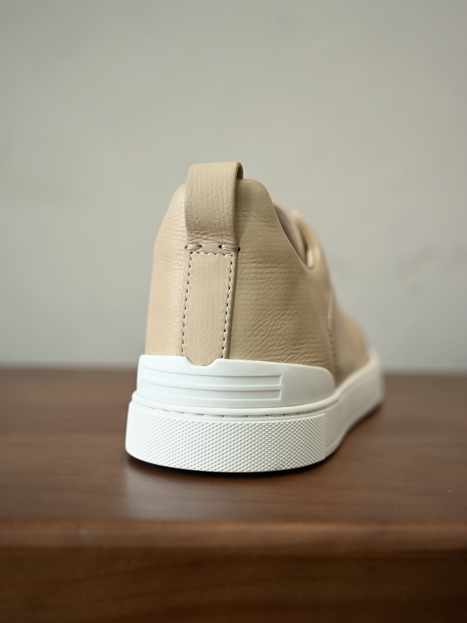 ZE2617 杰尼亚  Zegna Triple -(Smooth Leather) Laceless Sneakers -C0-10-LHOTA-S5207
