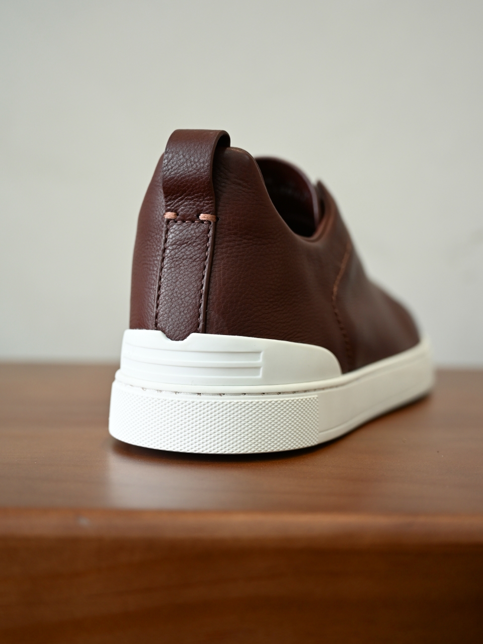 ZE2617 杰尼亚  Zegna Triple -(Smooth Leather) Laceless Sneakers -C0-12-LHOTA-S5207