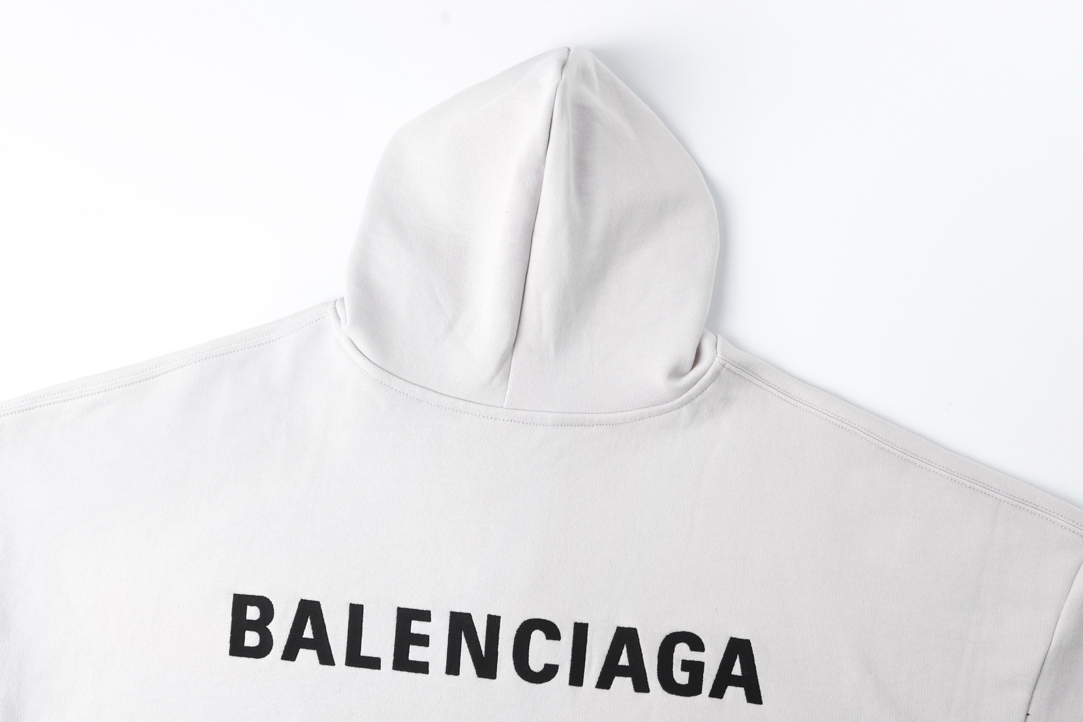 Balenciaga 巴黎世家 字母刺绣连帽卫衣 外套 连帽衫 长袖 秋冬 黑色 白色 B0