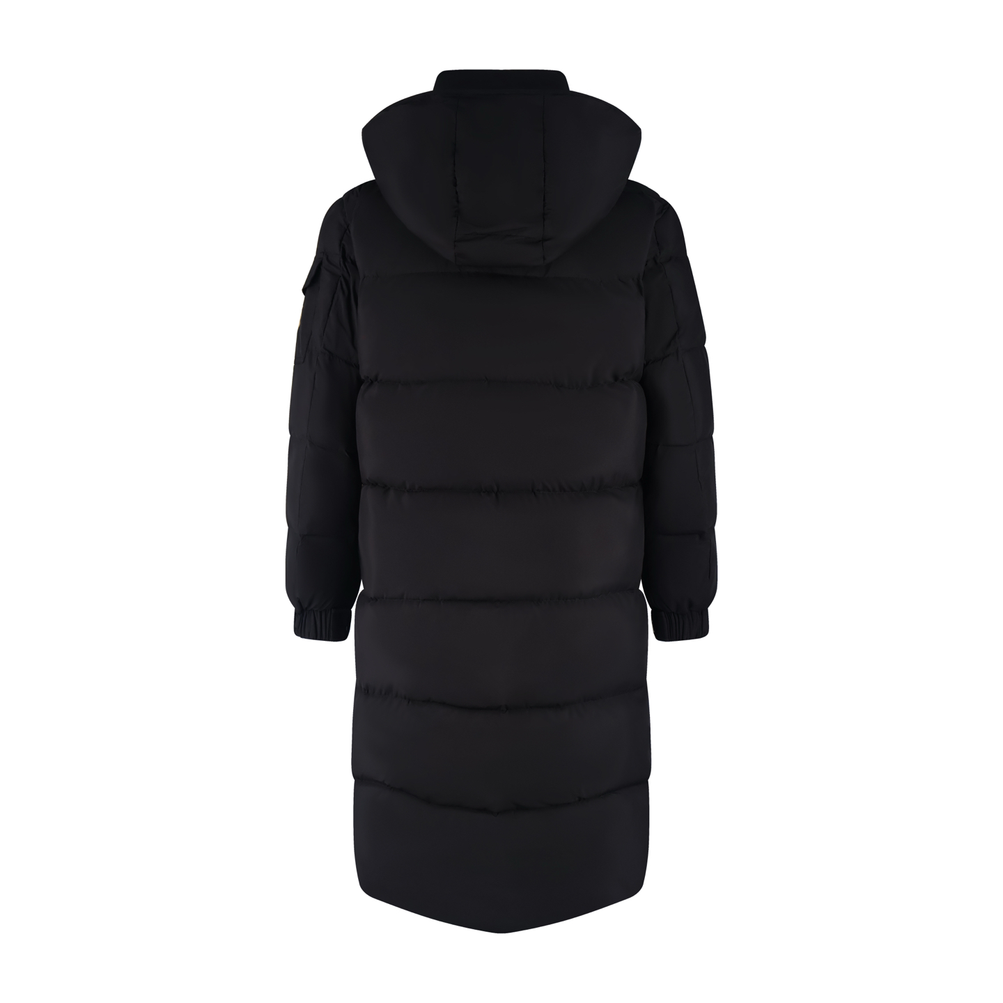 Moncler 蒙口 防风绗缝拉链连帽羽绒服 长款 保暖 外套 夹克 黑色 D0 
