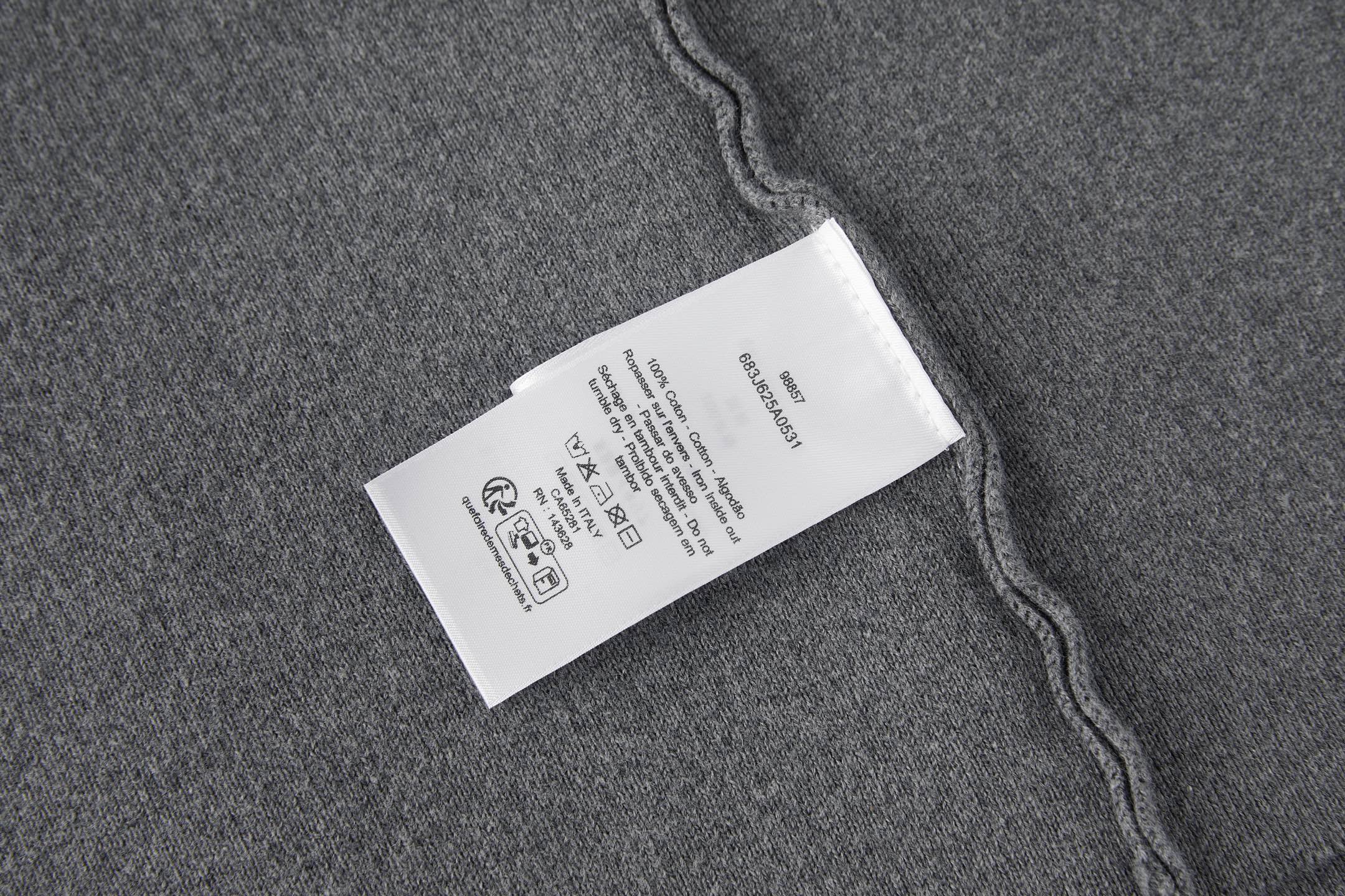 DIOR 迪奥 字母刺绣标识拉链立领开衫 毛衣 针织衫 外套 秋冬 长袖 灰色 黑色 B5