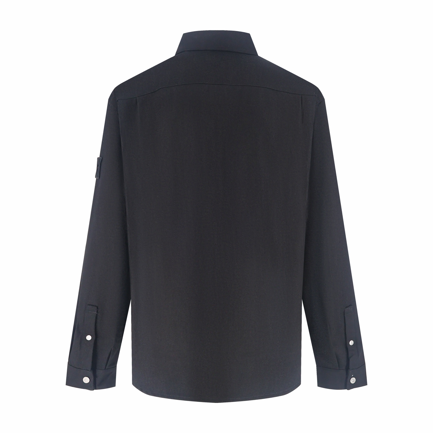 STONE ISLAND 石头岛 斜纹工装牛仔衬衫 外套 长袖 黑色 B5