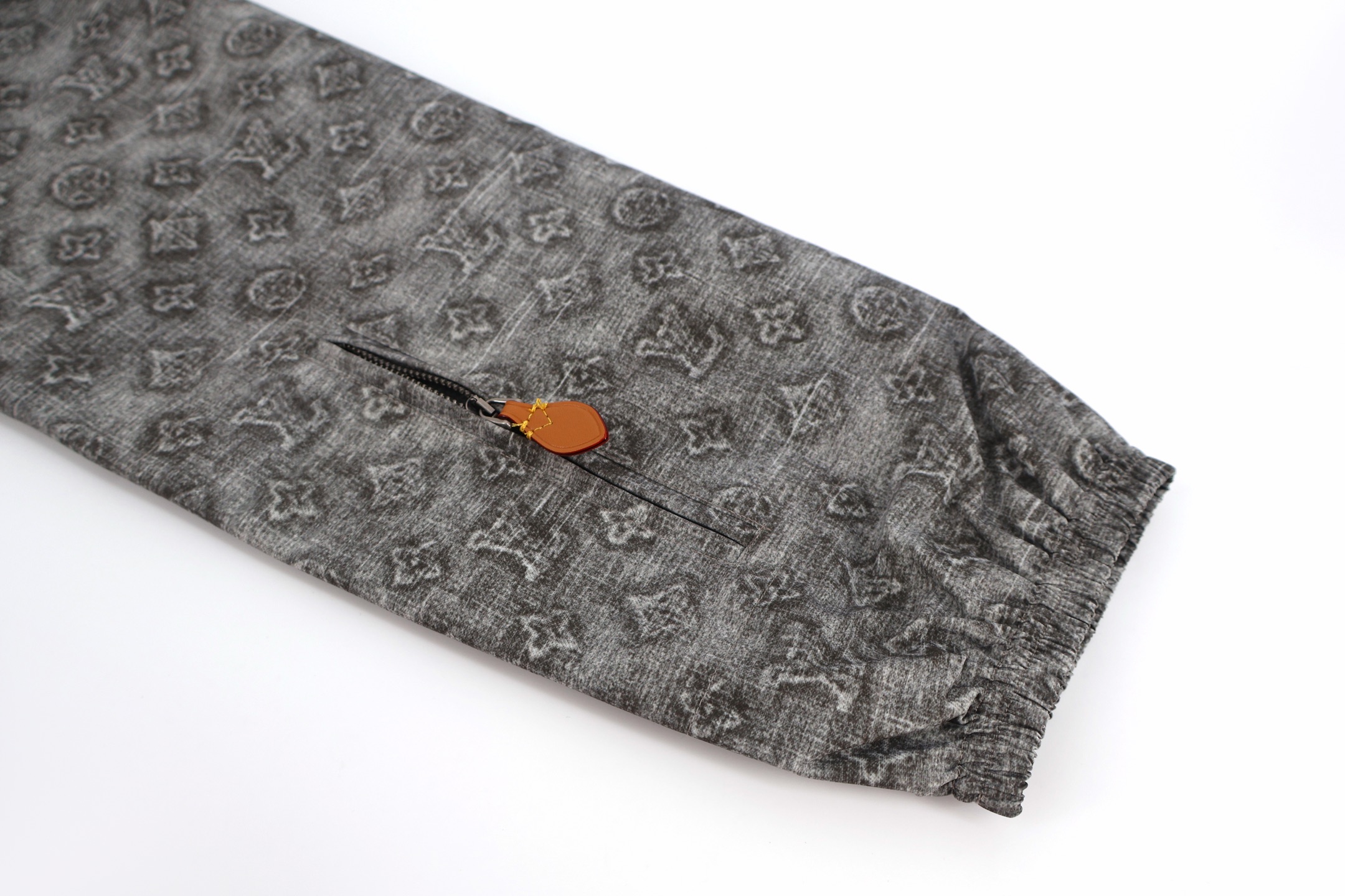 LOUIS VUITTON 路易威登 满印老花翻领夹克外套 长袖 秋冬 灰色 B5