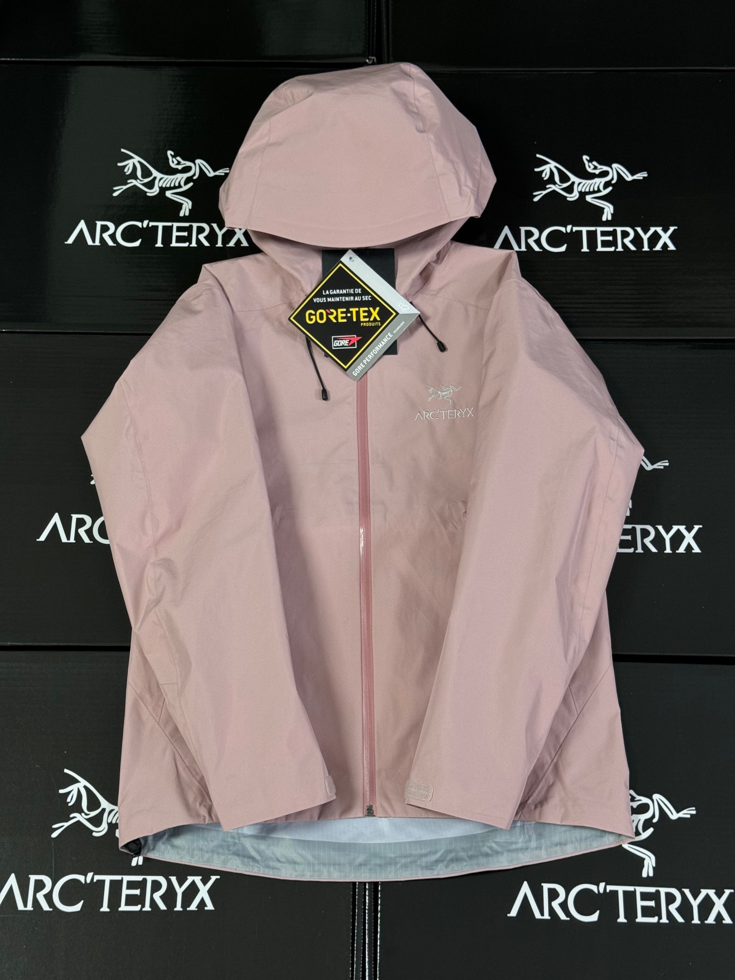 G03 台州 Arcteryx 始祖鸟 BETA LT 硬壳 连帽 冲锋衣  长袖  男款 粉色 B0-26844
