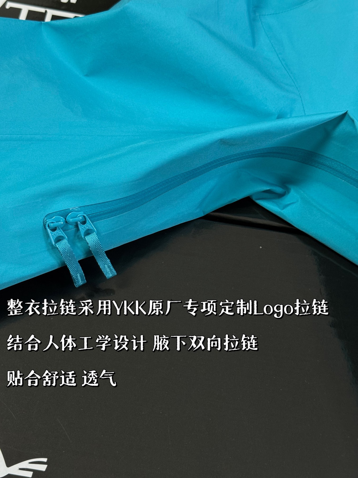 G03 台州 Arcteryx 始祖鸟 BETA LT 硬壳 连帽 冲锋衣 长袖 男款 脂鲤蓝色 B0-26844