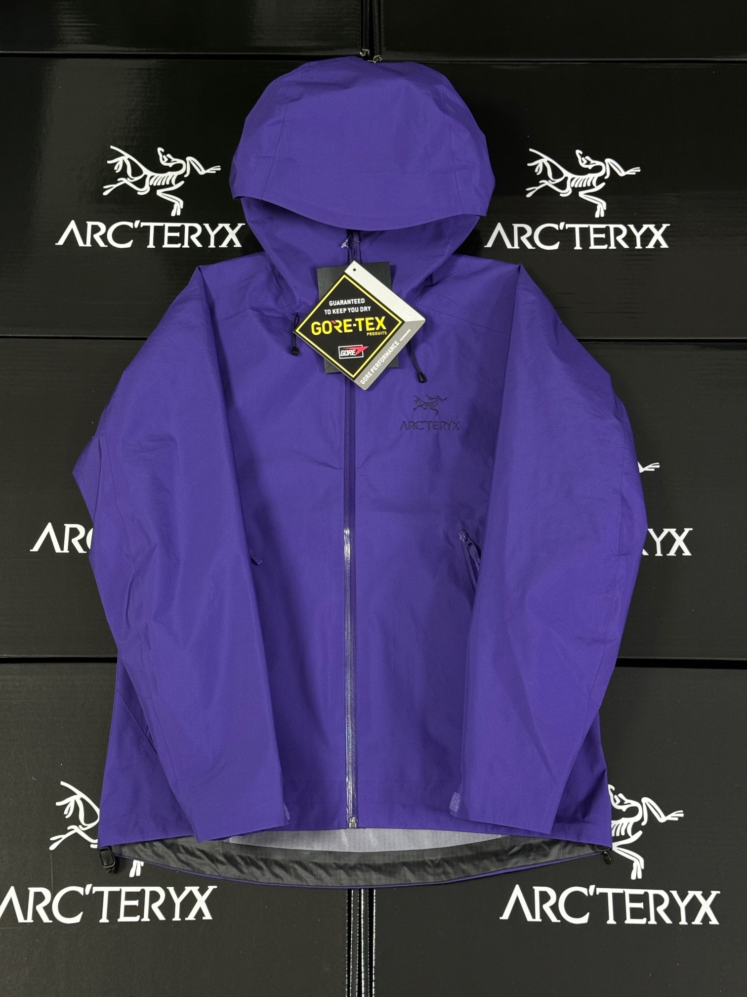 G03 台州 Arcteryx 始祖鸟 BETA LT 硬壳 连帽 冲锋衣 长袖 男款 幻银紫 B0-26844