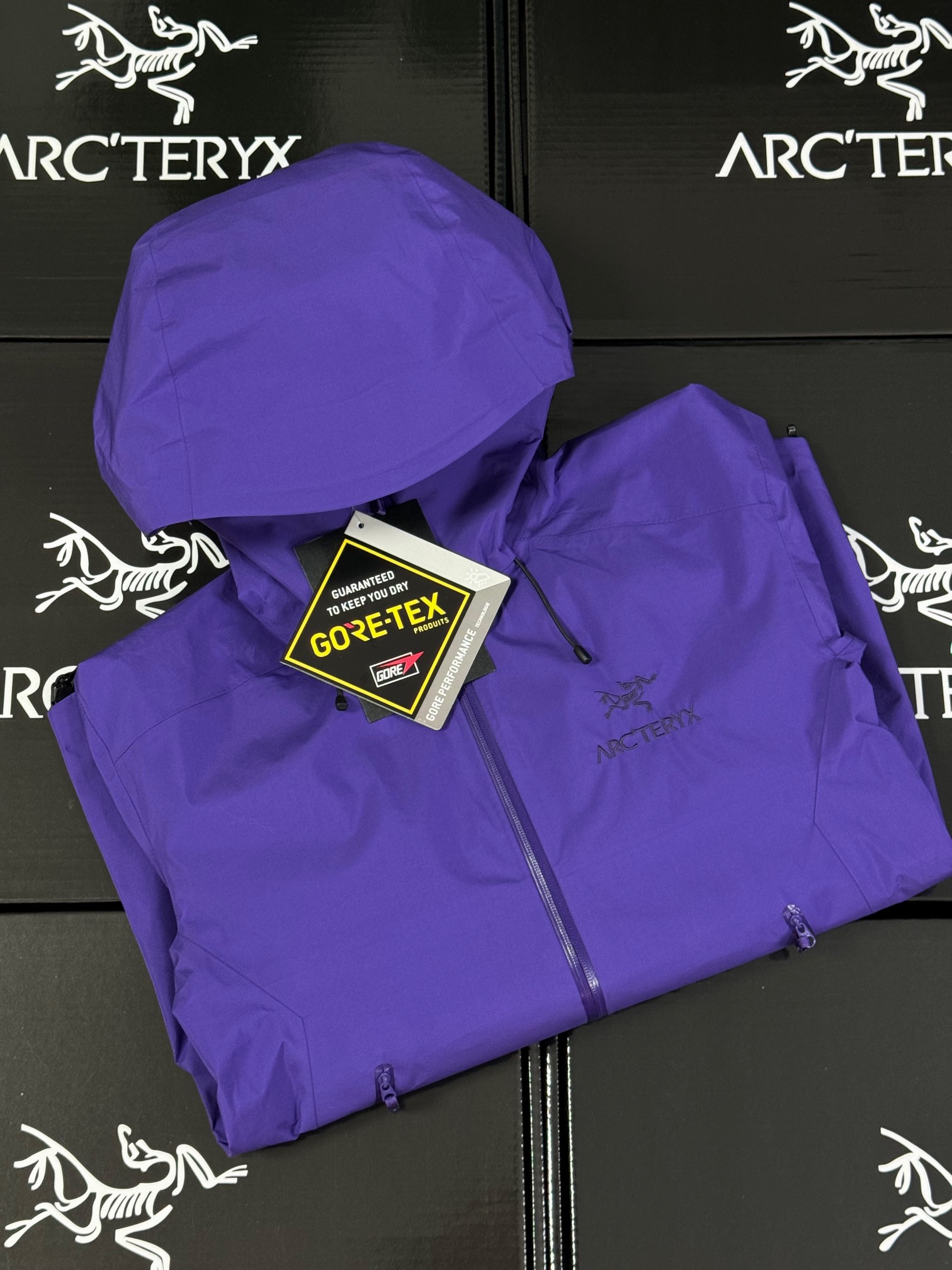 G03 台州 Arcteryx 始祖鸟 BETA LT 硬壳 连帽 冲锋衣 长袖 男款 幻银紫 B0-26844