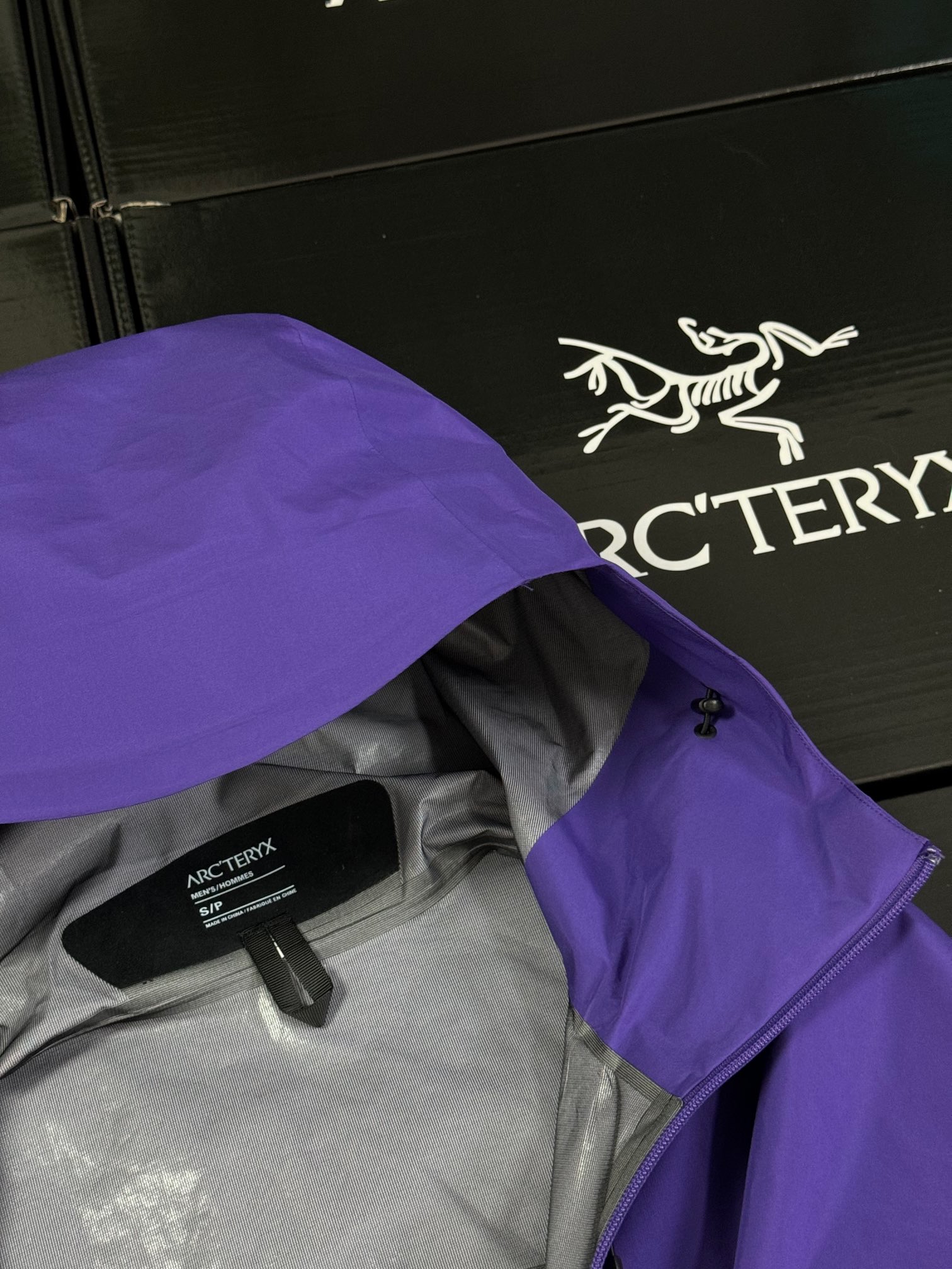 G03 台州 Arcteryx 始祖鸟 BETA LT 硬壳 连帽 冲锋衣 长袖 男款 幻银紫 B0-26844