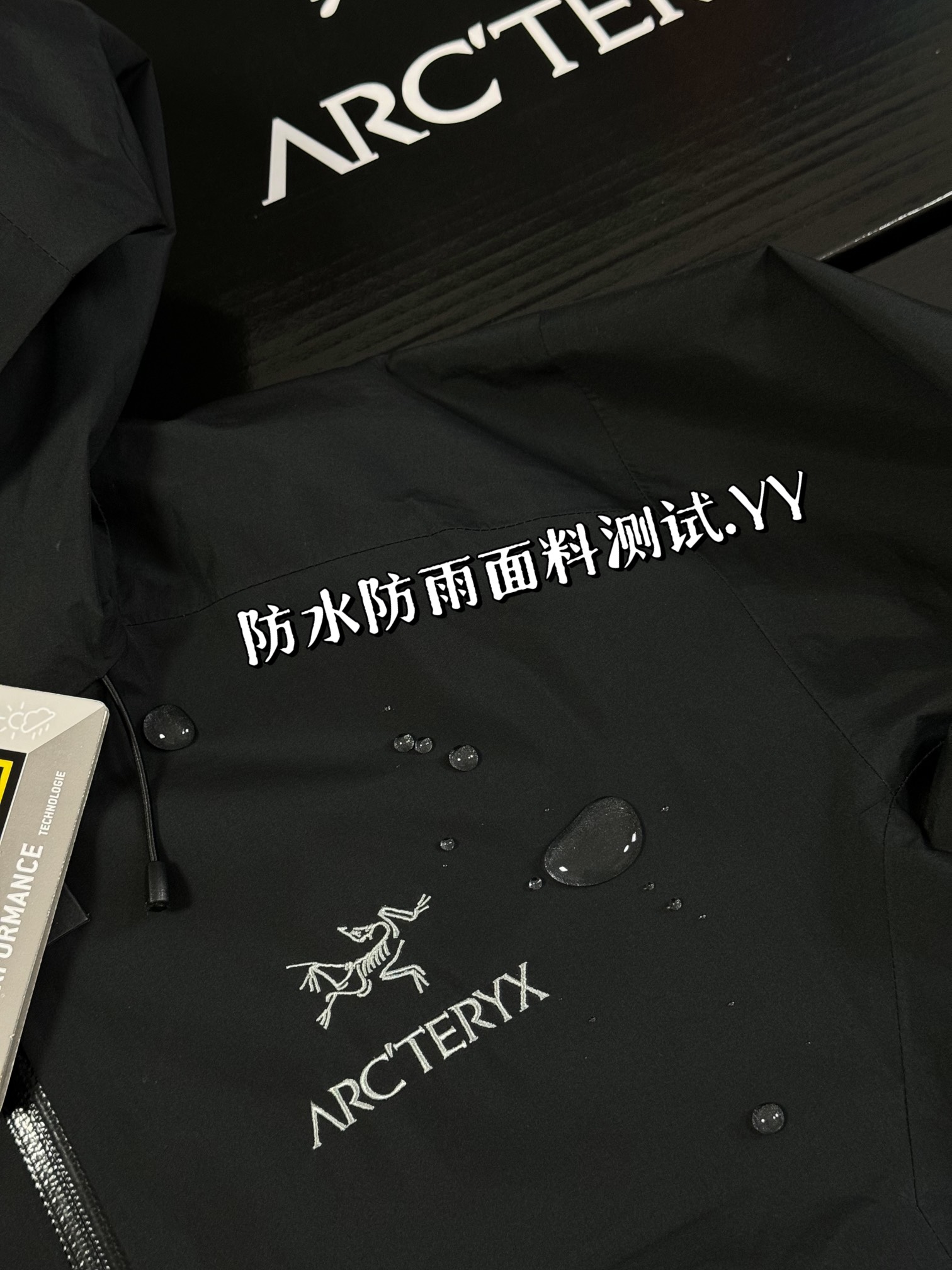 G03 台州 Arcteryx 始祖鸟 BETA LT 硬壳 连帽 冲锋衣 长袖 男款 黑色B0-26844