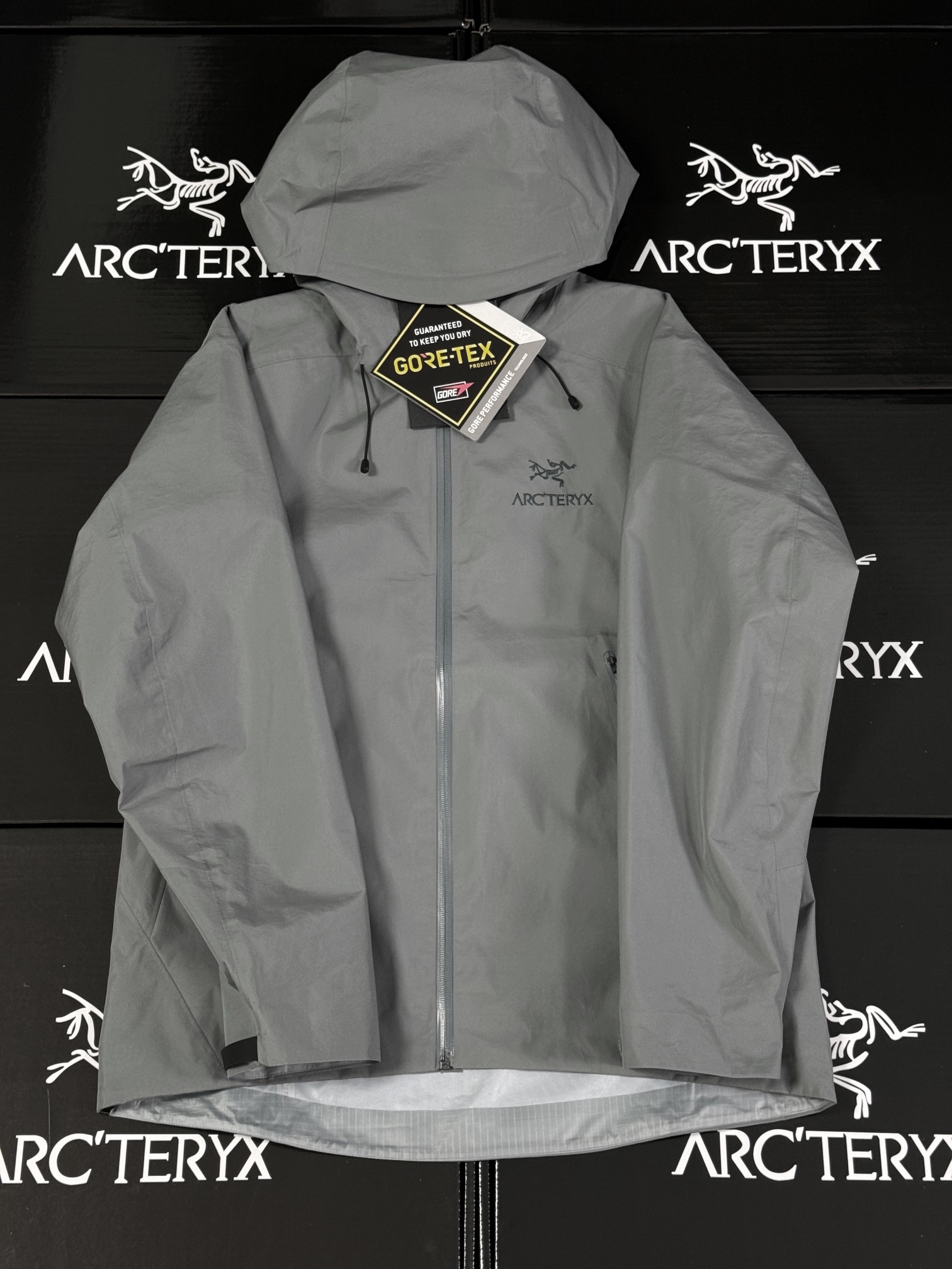 G03台州 Arcteryx 始祖鸟 BETA LT 硬壳 连帽 冲锋衣 长袖 男款 次元灰 B0-26844