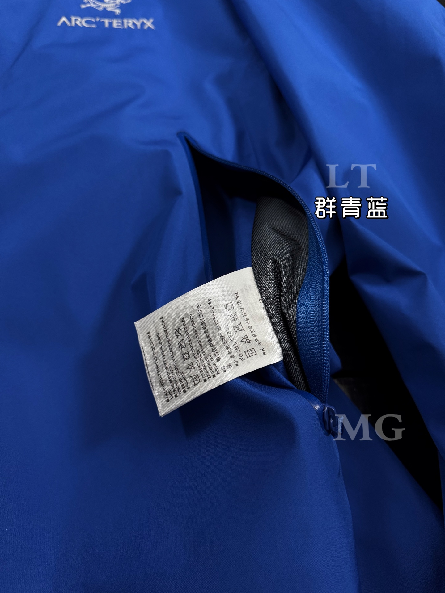 G03台州 Arcteryx 始祖鸟 BETA LT 硬壳 连帽 冲锋衣 长袖 男款 群青蓝 B0-26844