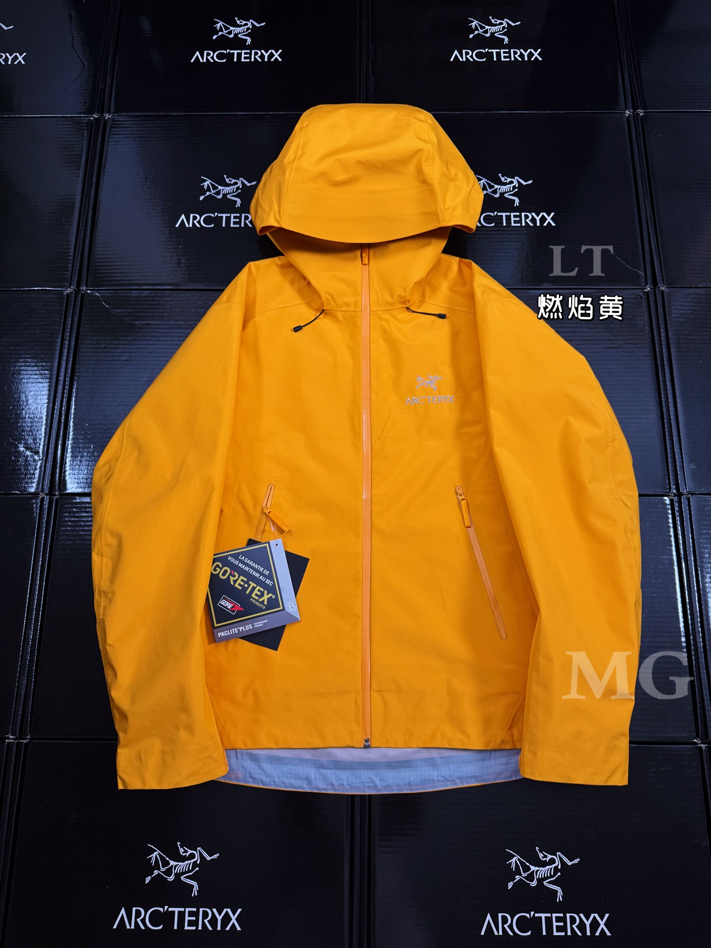 G03台州 Arcteryx 始祖鸟 BETA LT 硬壳 连帽 冲锋衣 长袖 男款 黄色 B0-26844