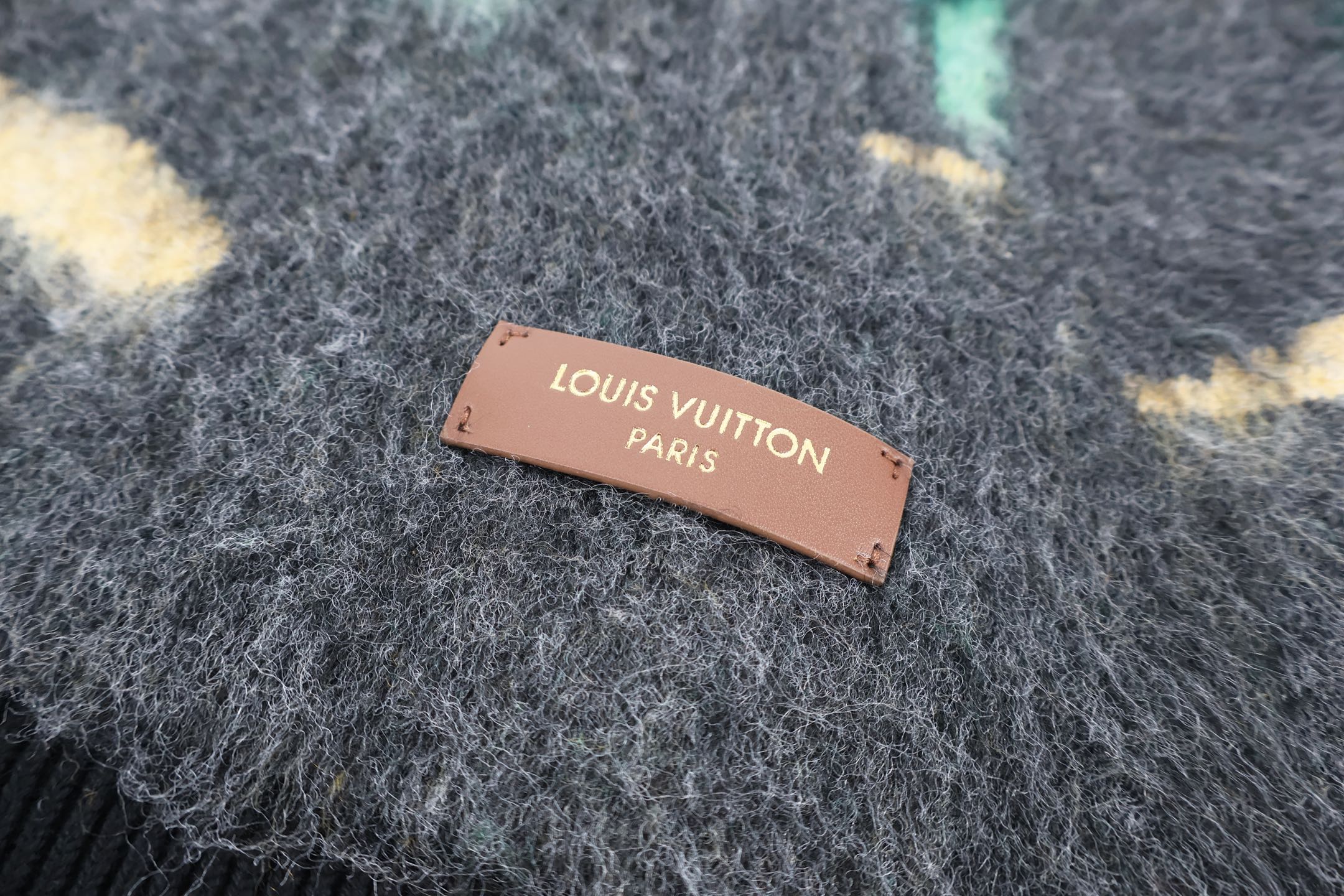 LOUIS VUITTON 路易威登 LV 森林风景提花拉链立针织开衫 毛衣 针织衫 外套 秋冬 C0