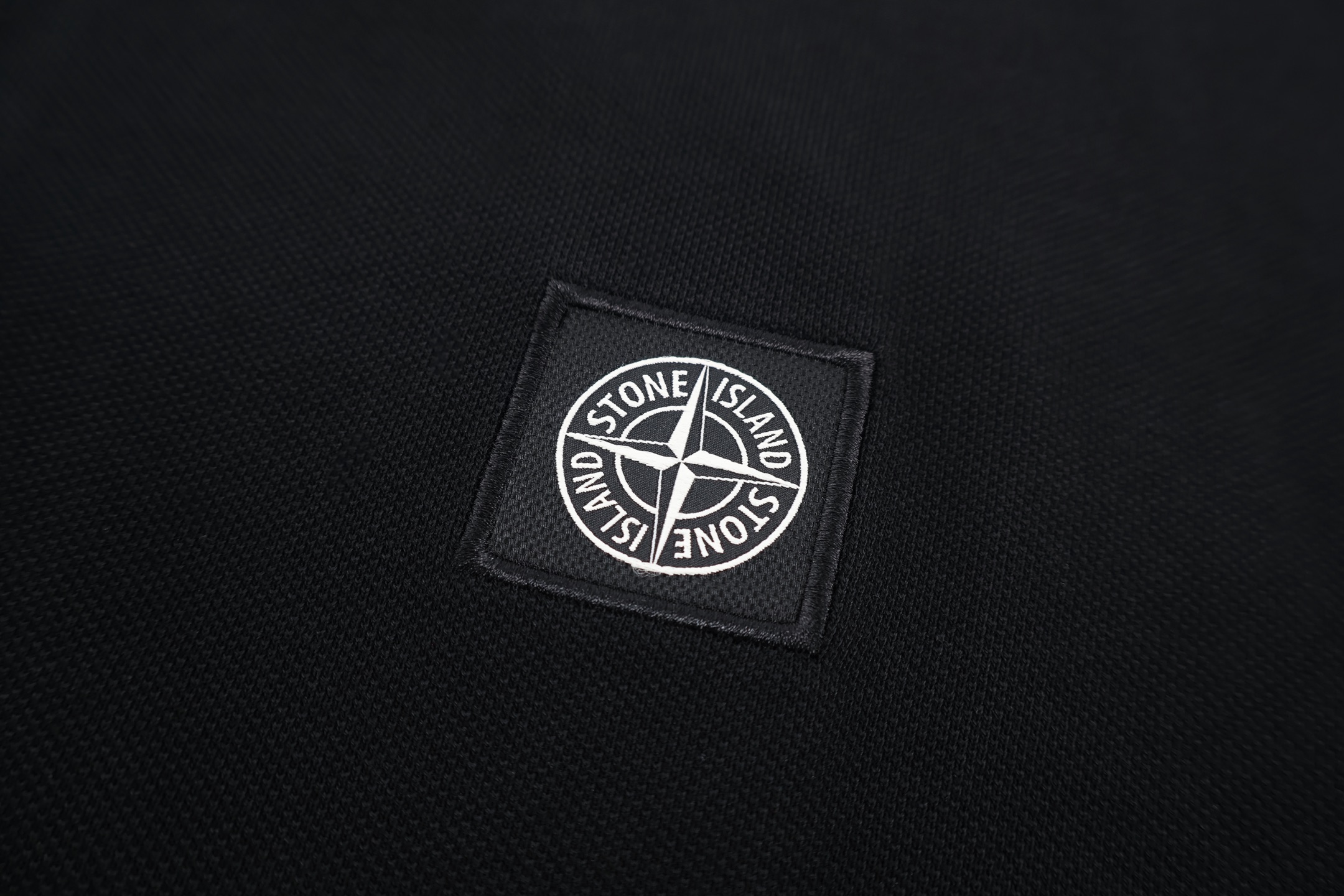 STONE ISLAND 石头岛 徽章Polo衫 短袖 夏款 黑色 A7