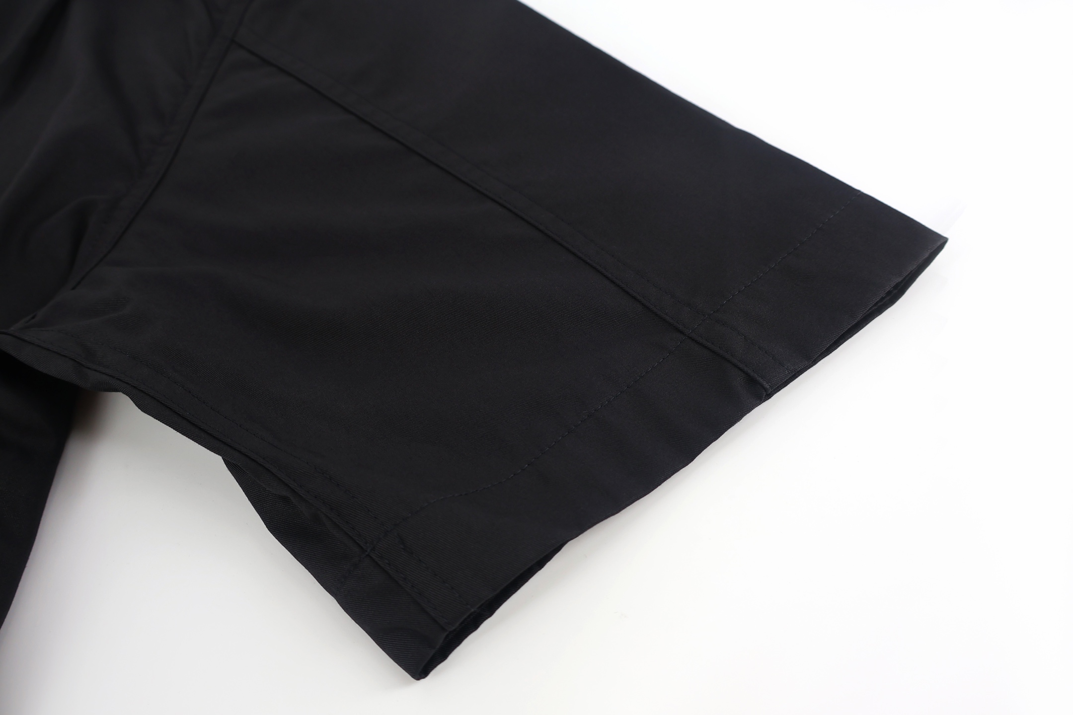 STONE ISLAND 石头岛 罗盘徽章工装短袖衬衫 外套 黑色 B0