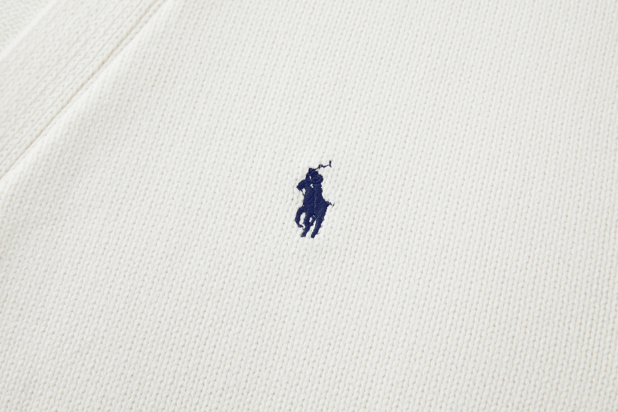 Ralph Lauren 拉夫劳伦 刺绣标识V领针织开衫 针织衫 毛衣 外套 长袖 卡其色 白色 B0