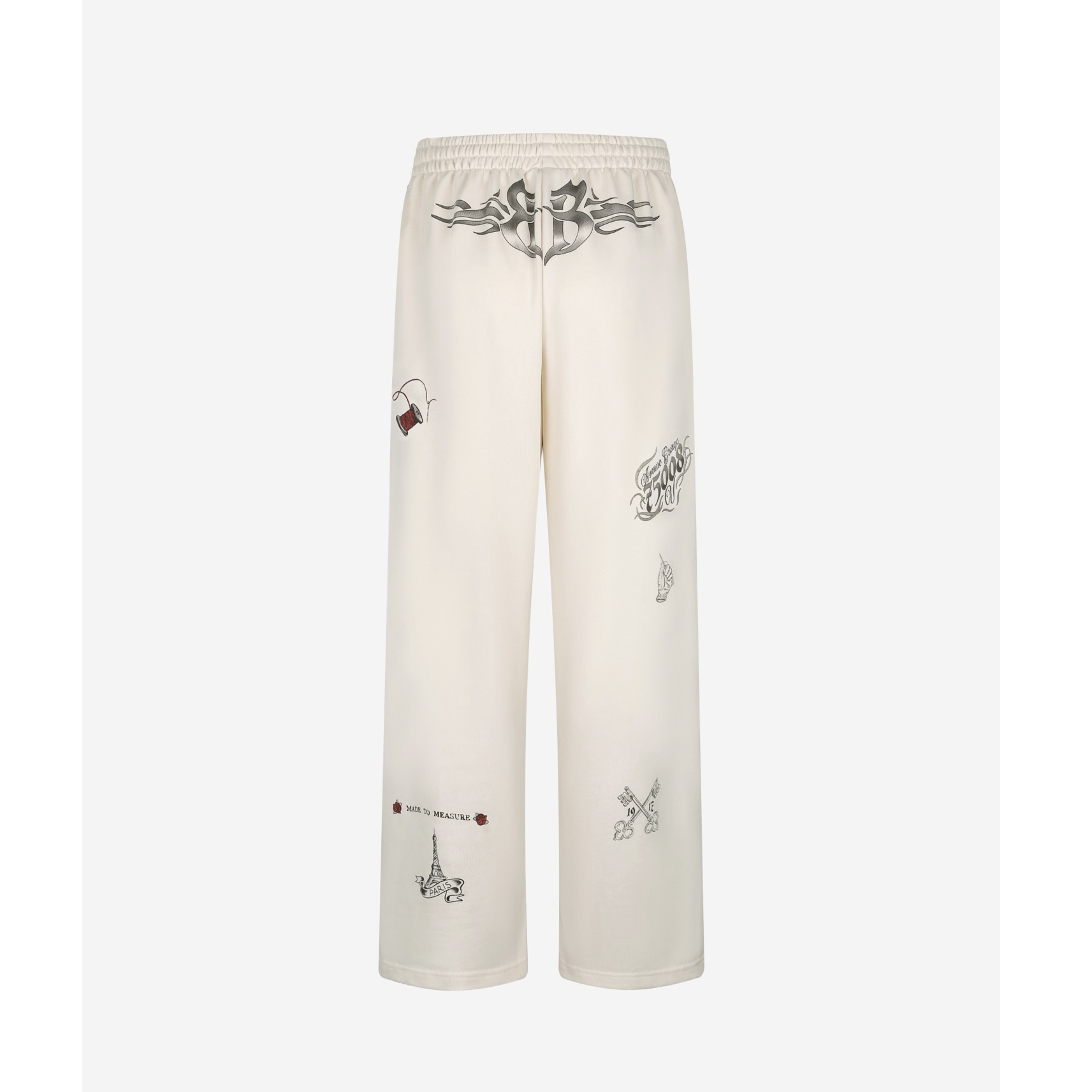 Balenciaga 巴黎世家 TATTOO纹身图案松紧腰运动裤 长裤 裤子 休闲裤 B0 