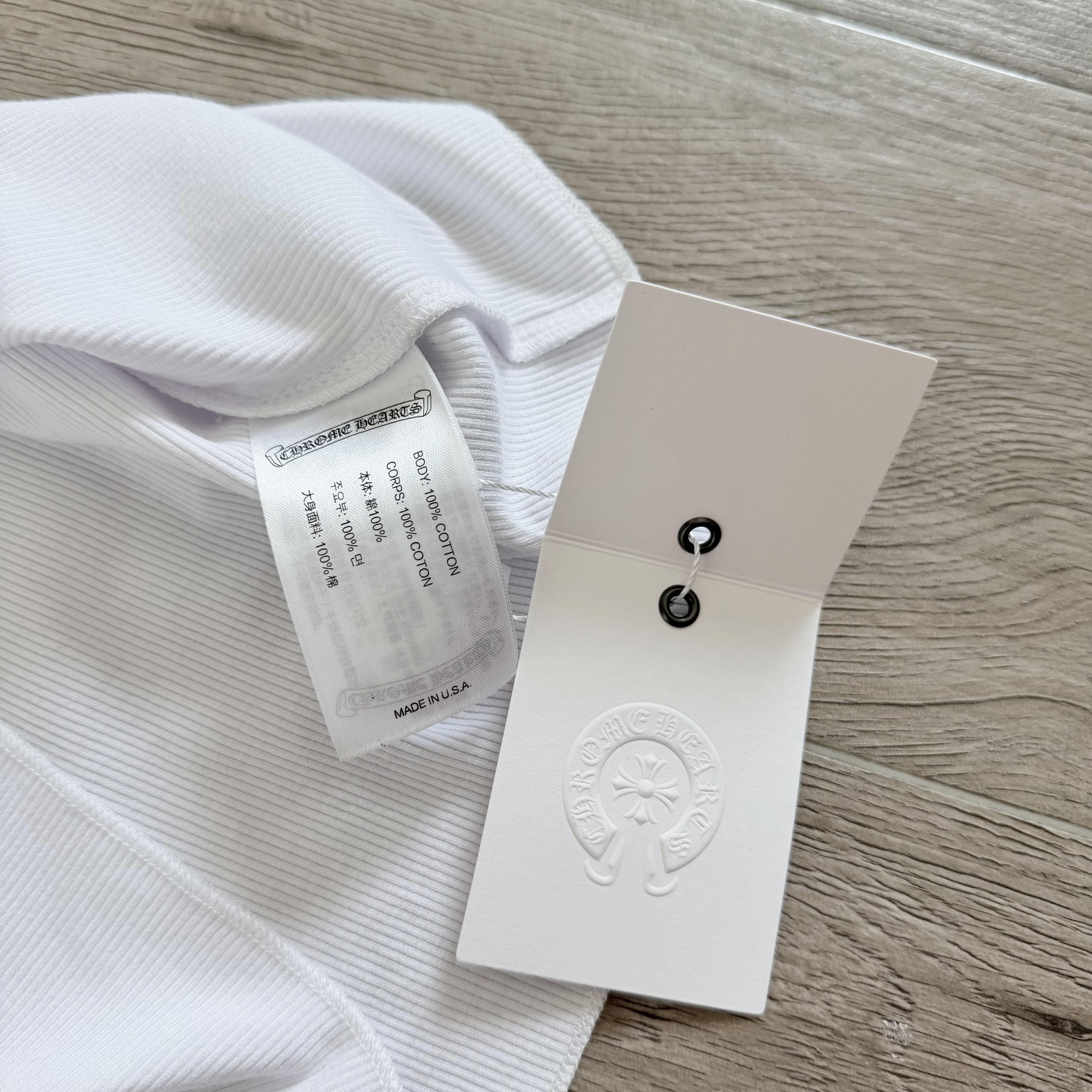 Chrome Hearts CH 克罗心 双面宝剑印花别针背心 夏款 女款 白色