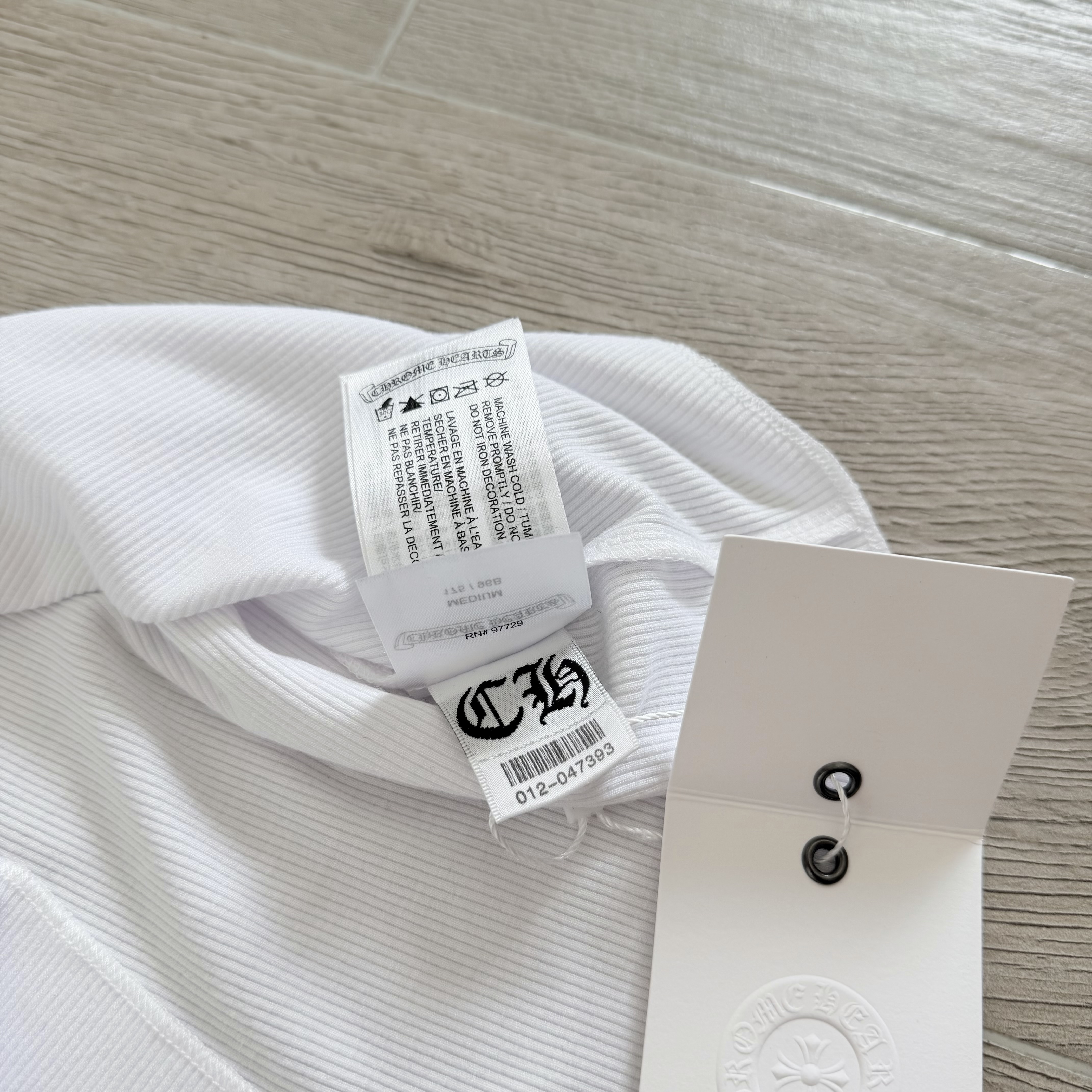 Chrome Hearts CH 克罗心 双面宝剑印花别针背心 夏款 女款 白色