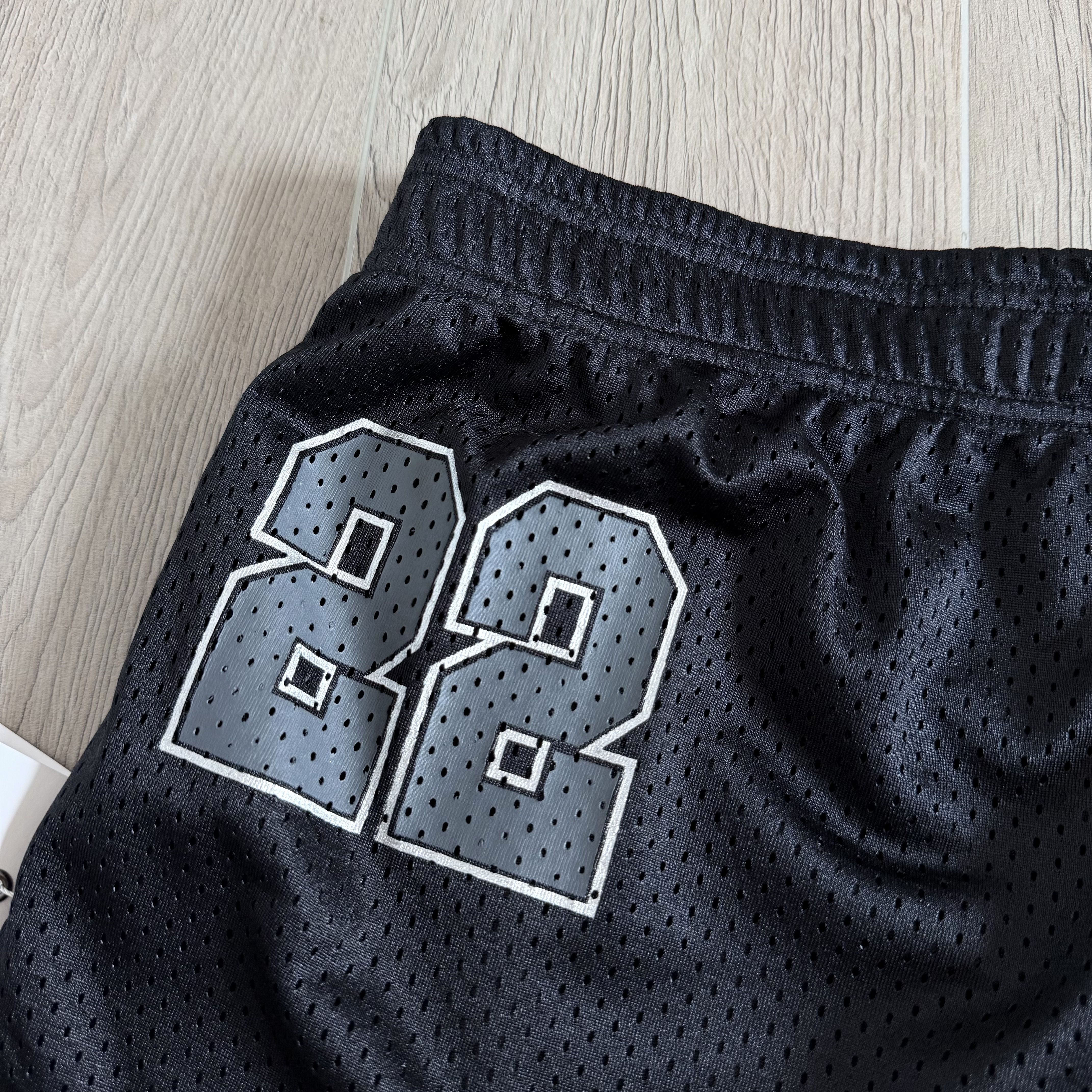 Chrome Hearts 克罗心 网眼低腰松紧腰短裤 裤子 休闲裤 运动裤 夏季 女款 黑色 