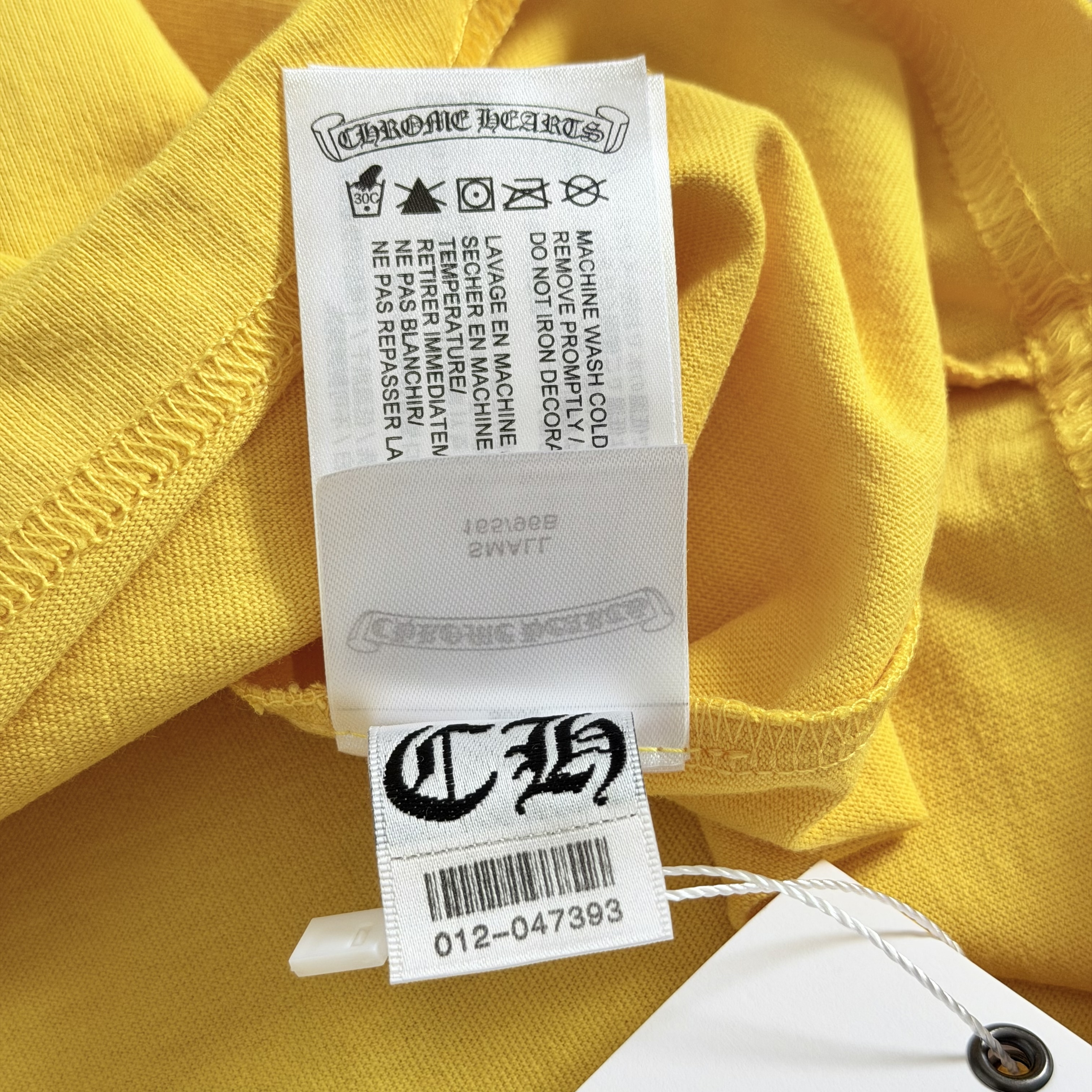 Chrome Hearts CH 克罗心 matty boy 涂鸦系列圆领短袖 T恤 夏款 柠檬黄