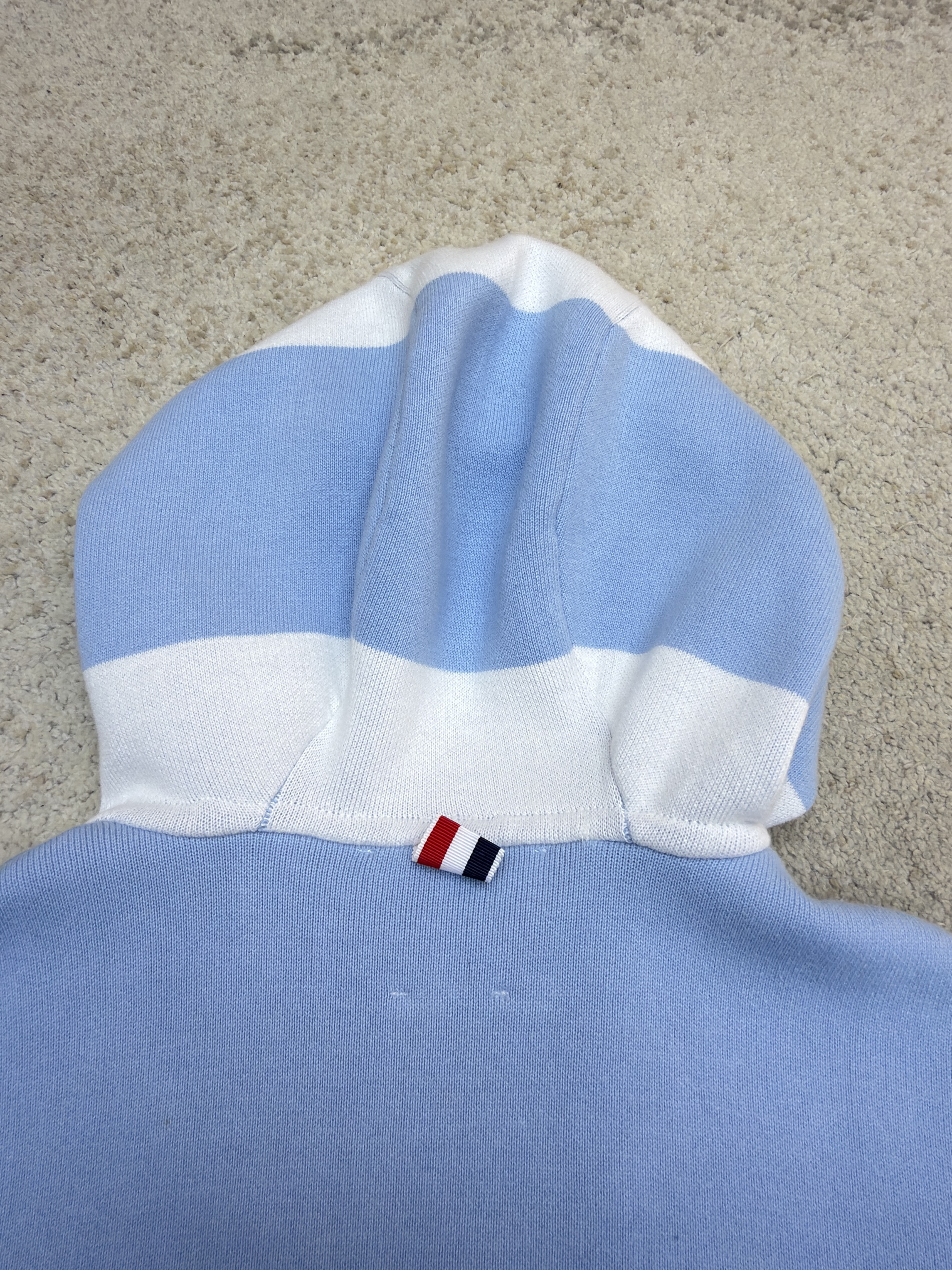 THOM BROWNE 小狗拉链连帽针织毛衣 针织衫 开衫 外套 长袖 蓝色 藏蓝色 绿色 灰色 黄色 B5