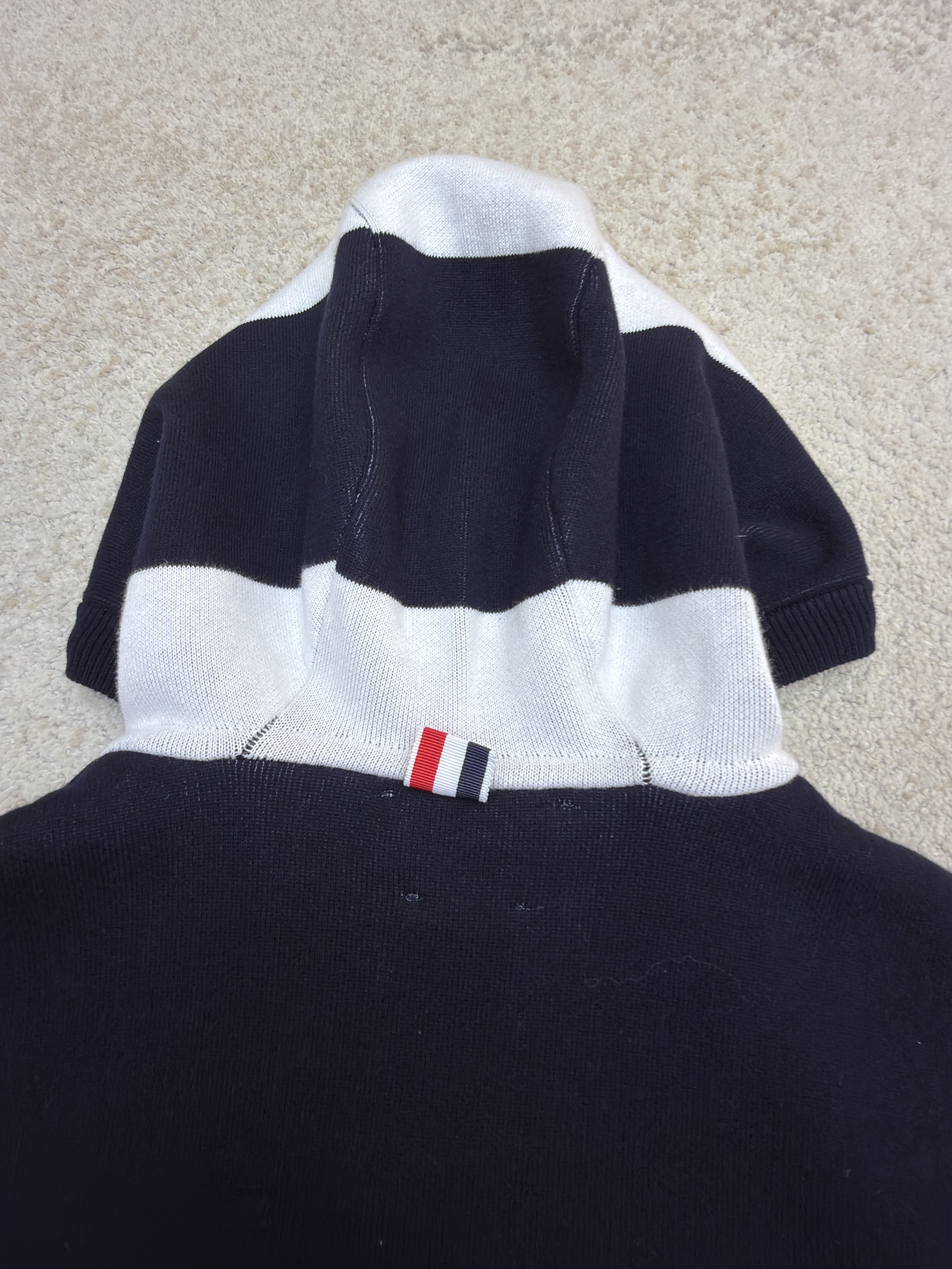 THOM BROWNE 小狗拉链连帽针织毛衣 针织衫 开衫 外套 长袖 蓝色 藏蓝色 绿色 灰色 黄色 B5