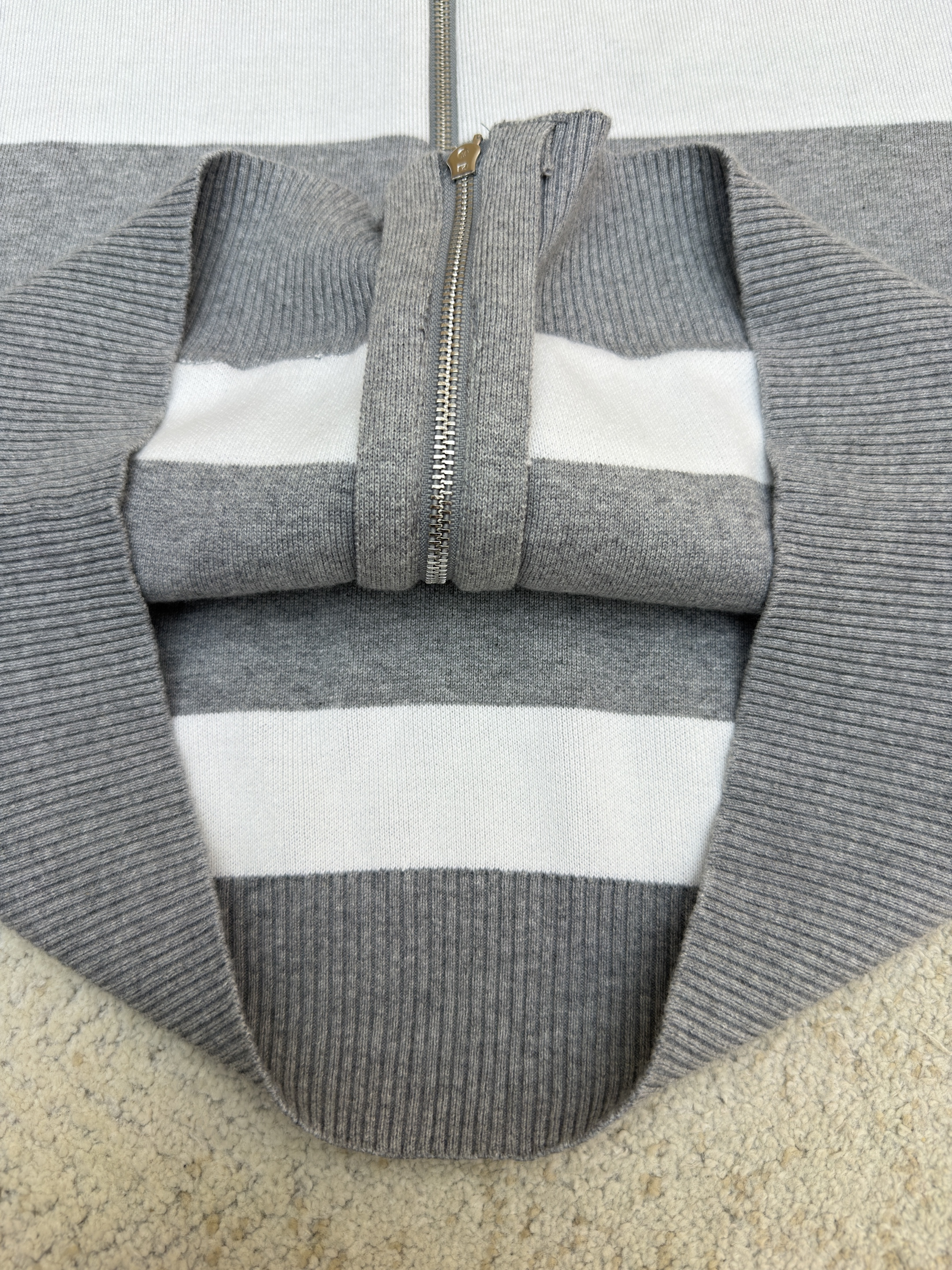 THOM BROWNE 小狗拉链连帽针织毛衣 针织衫 开衫 外套 长袖 蓝色 藏蓝色 绿色 灰色 黄色 B5