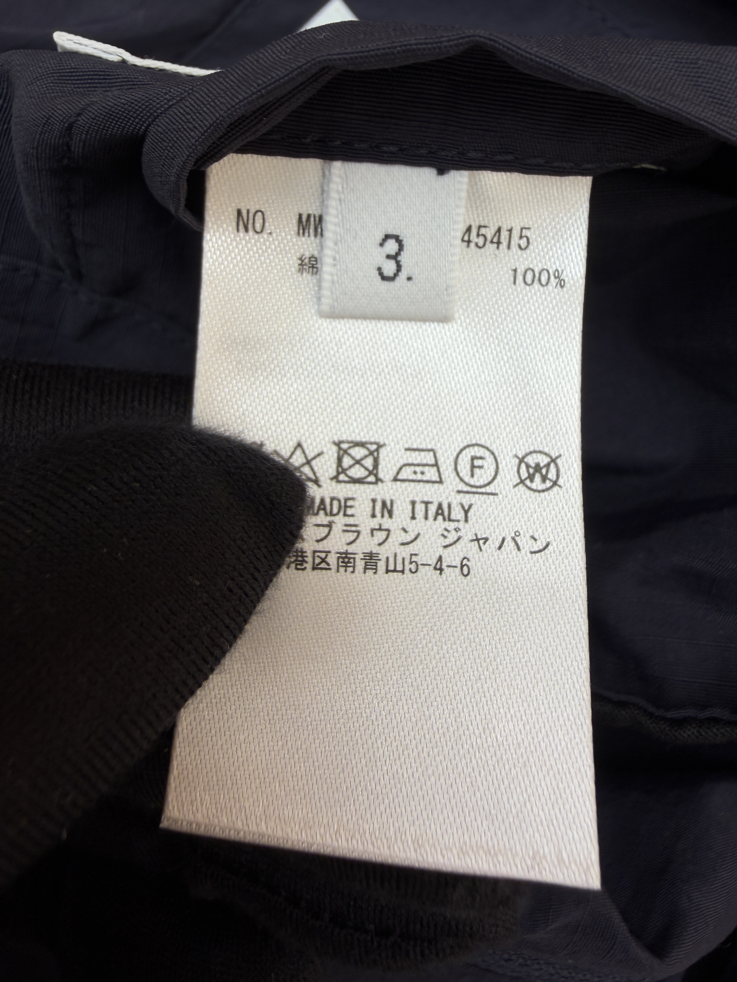 THOM BROWNE 拉链夹克 外套 长袖 秋冬 藏蓝色 B0