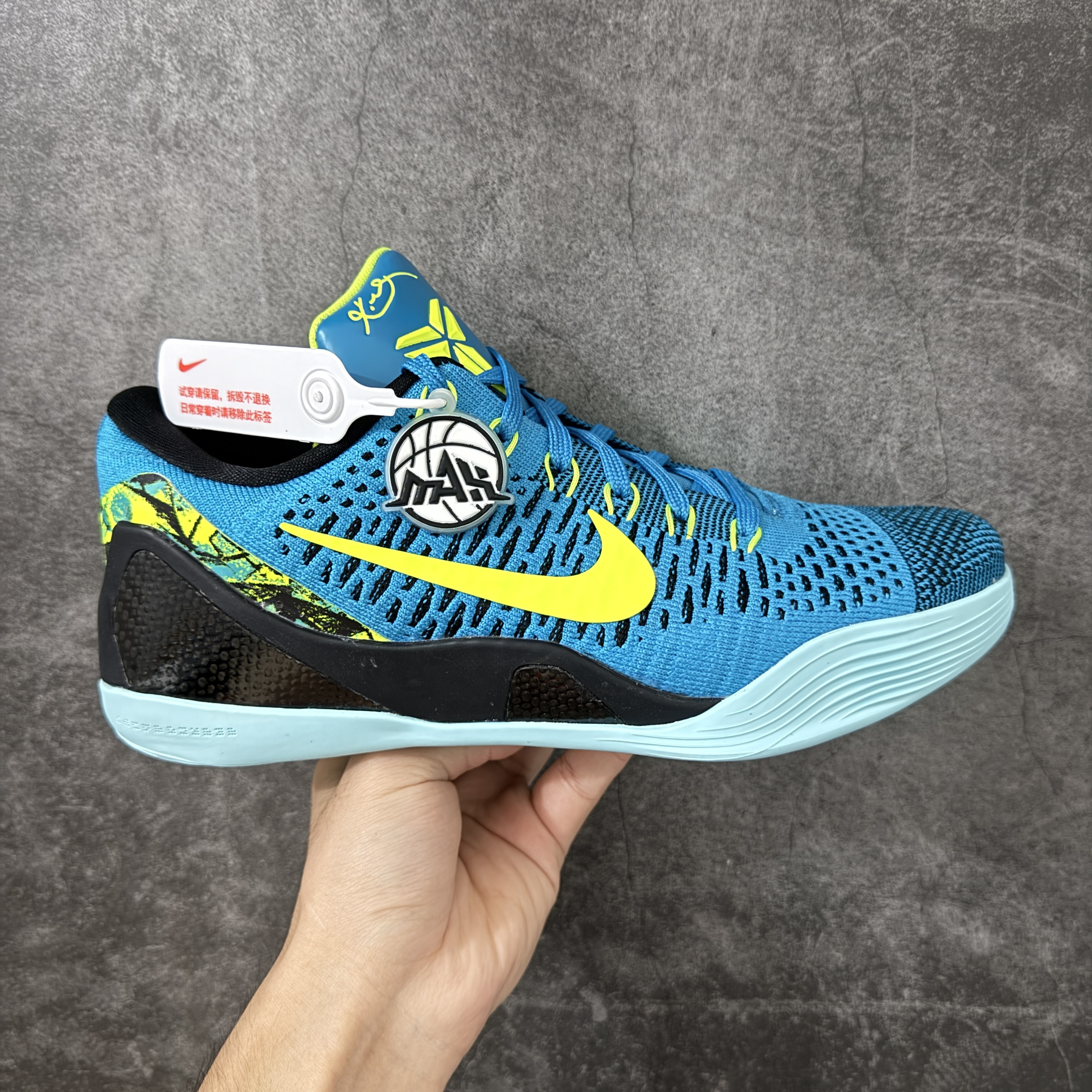灭世 KOBE 9  low 低筒 篮球鞋 实战鞋 球鞋 男鞋 波鞋  蓝色 IO3673-400