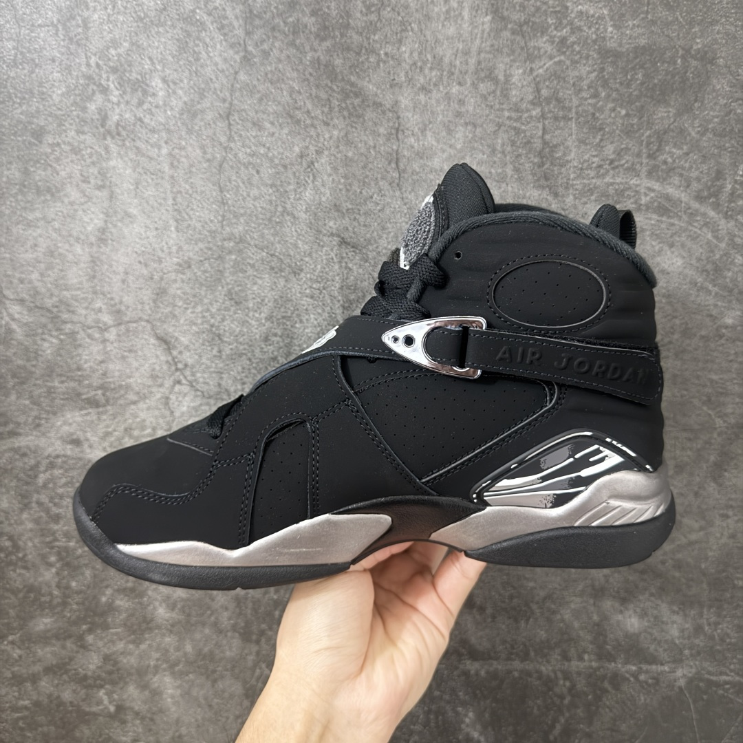 Jordan Air Jordan 8  AJ8 耐磨透气 籃球鞋 板鞋 波鞋 波鞋 男鞋 黑银 2026-305381-007