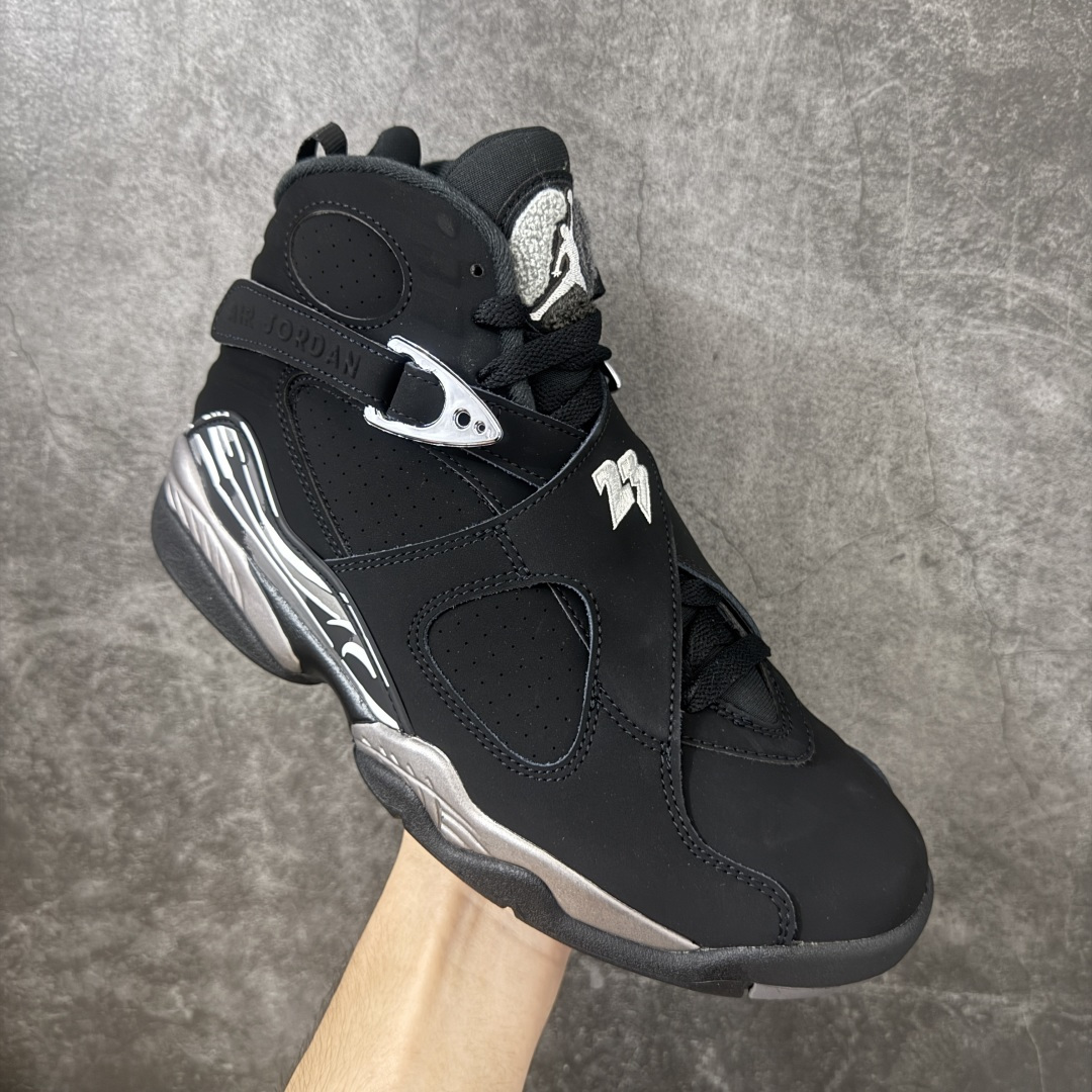 Jordan Air Jordan 8  AJ8 耐磨透气 籃球鞋 板鞋 波鞋 波鞋 男鞋 黑银 2026-305381-007