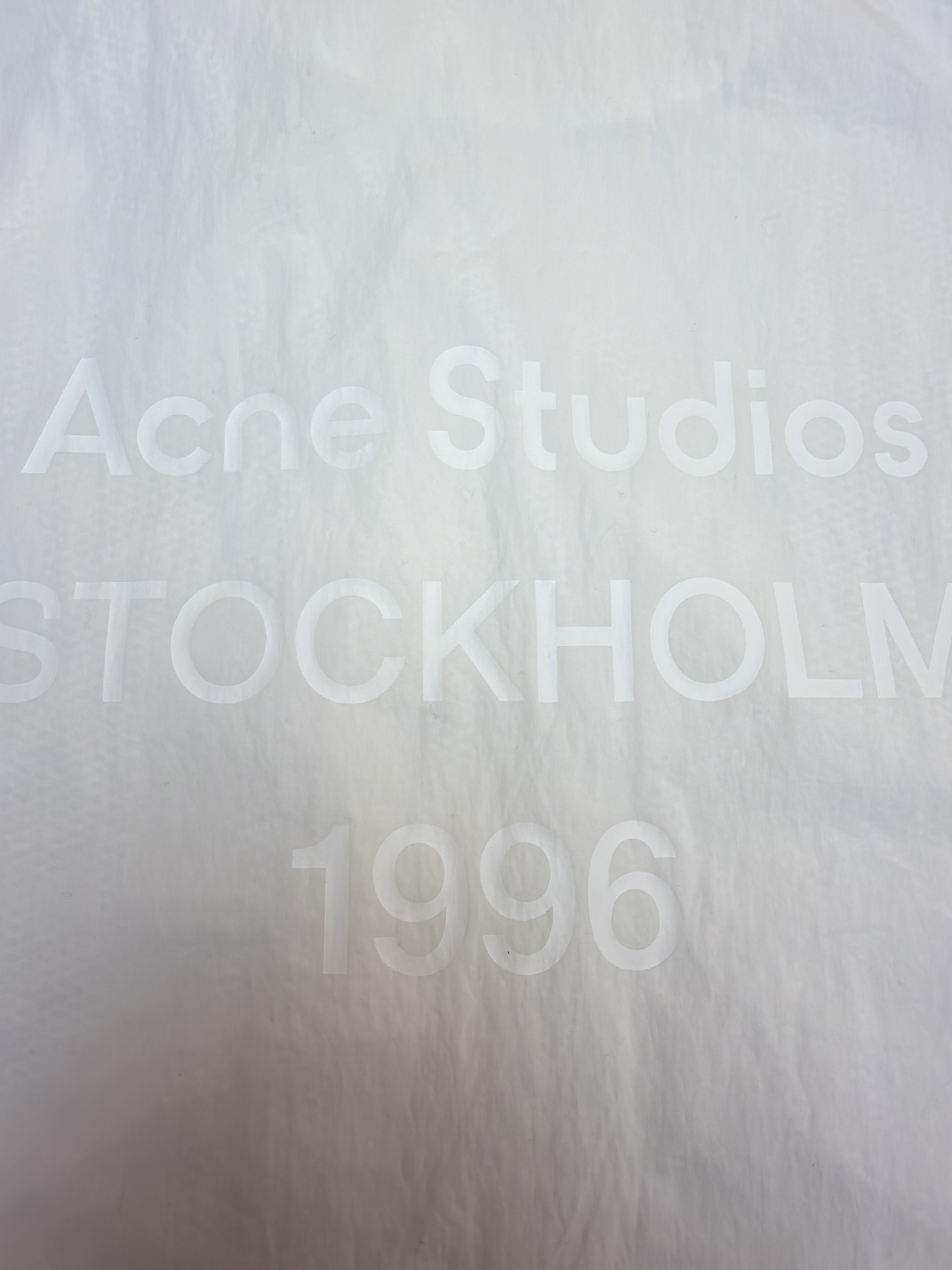 Acne Studios 徽标印花拉链连帽夹克 外套 秋冬 长袖 白色 黑色 B2