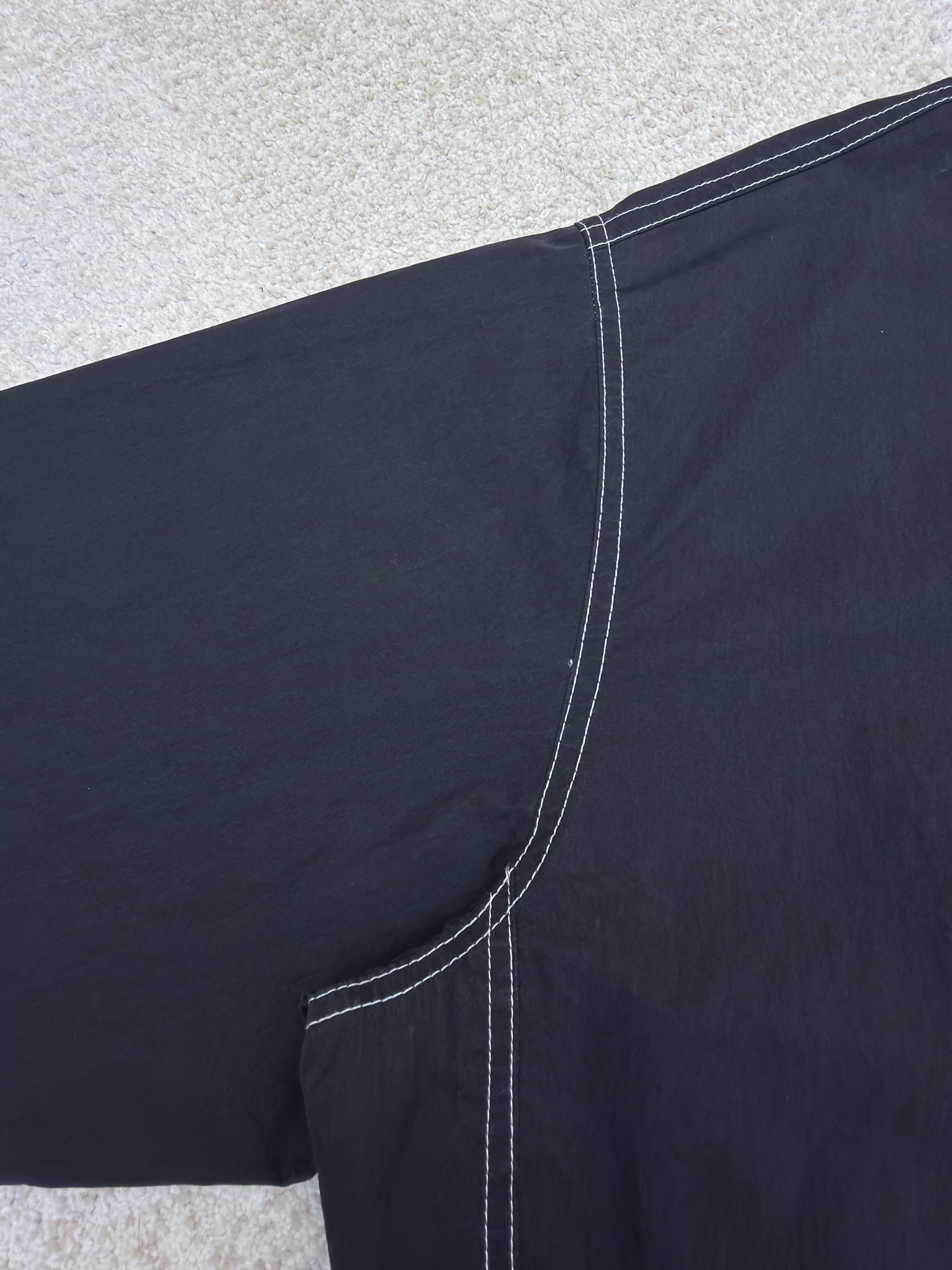 Acne Studios 徽标印花拉链连帽夹克 外套 秋冬 长袖 白色 黑色 B2