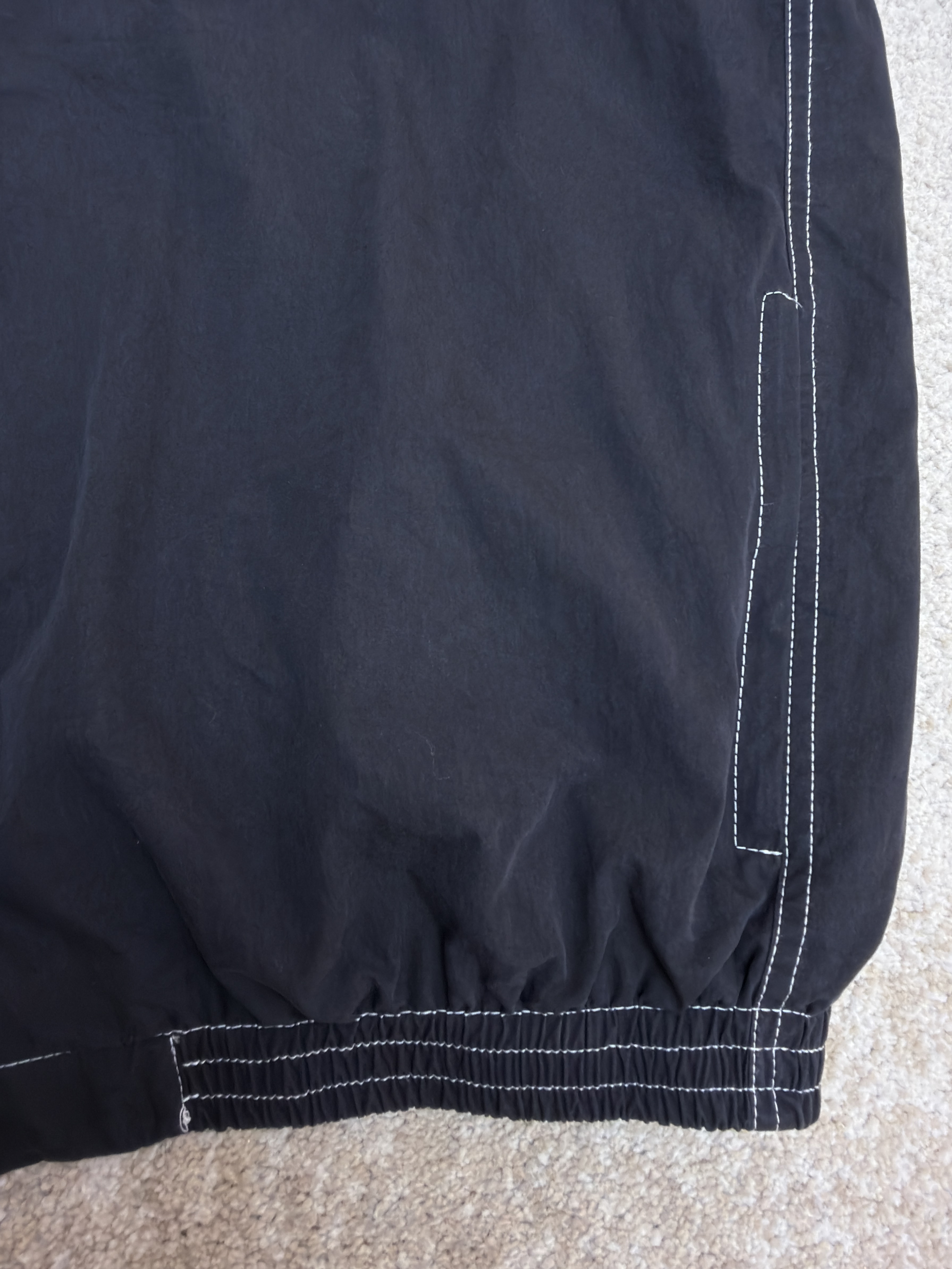 Acne Studios 徽标印花拉链连帽夹克 外套 秋冬 长袖 白色 黑色 B2