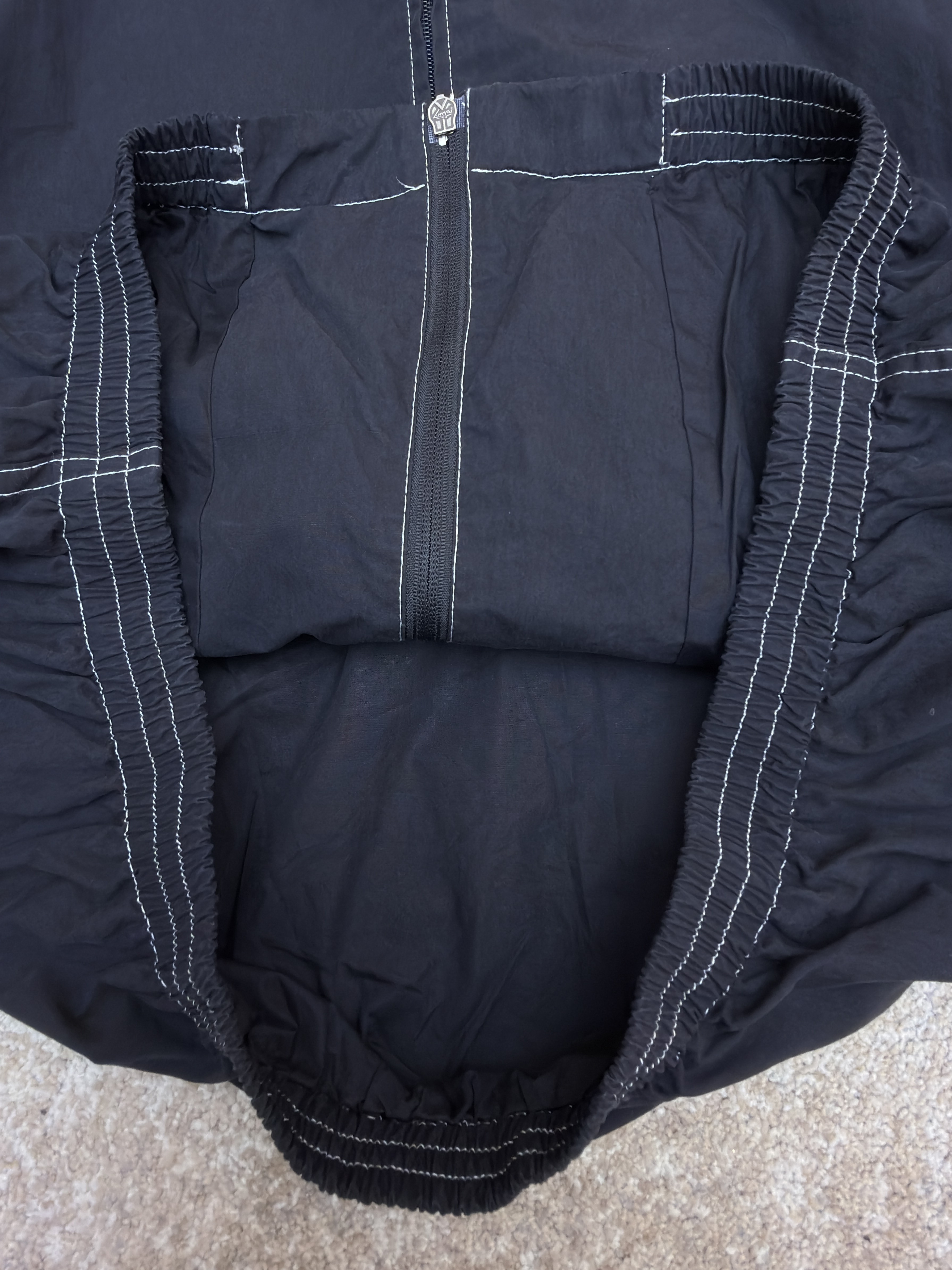 Acne Studios 徽标印花拉链连帽夹克 外套 秋冬 长袖 白色 黑色 B2
