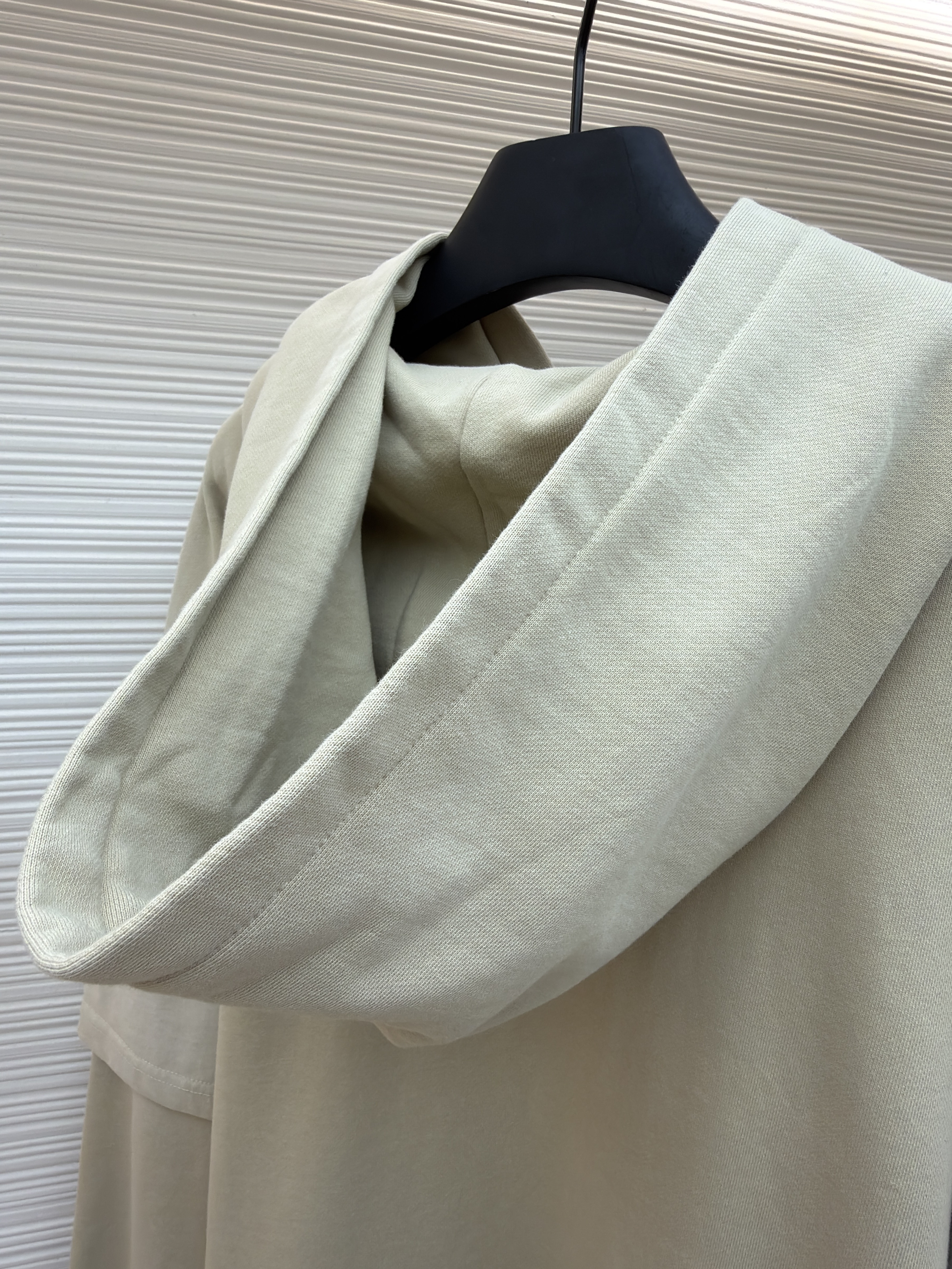 Acne Studios 假两件徽标叠层渐变连帽卫衣 连帽衫 外套 长袖 卡其色 黑色 B2