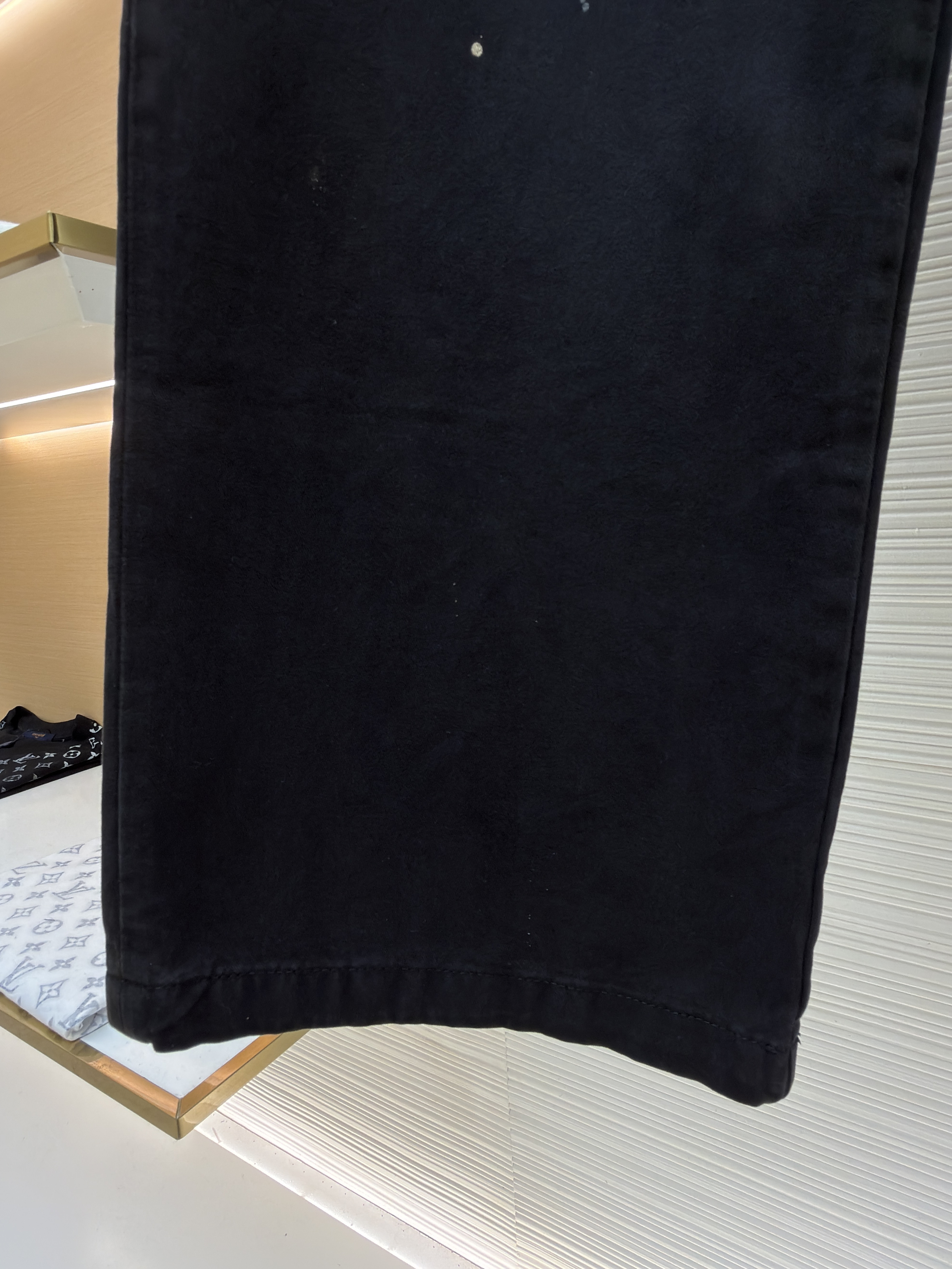 Acne Studios 刺绣徽标涂鸦松紧腰长裤 裤子 休闲裤 绿色 黑色 B0