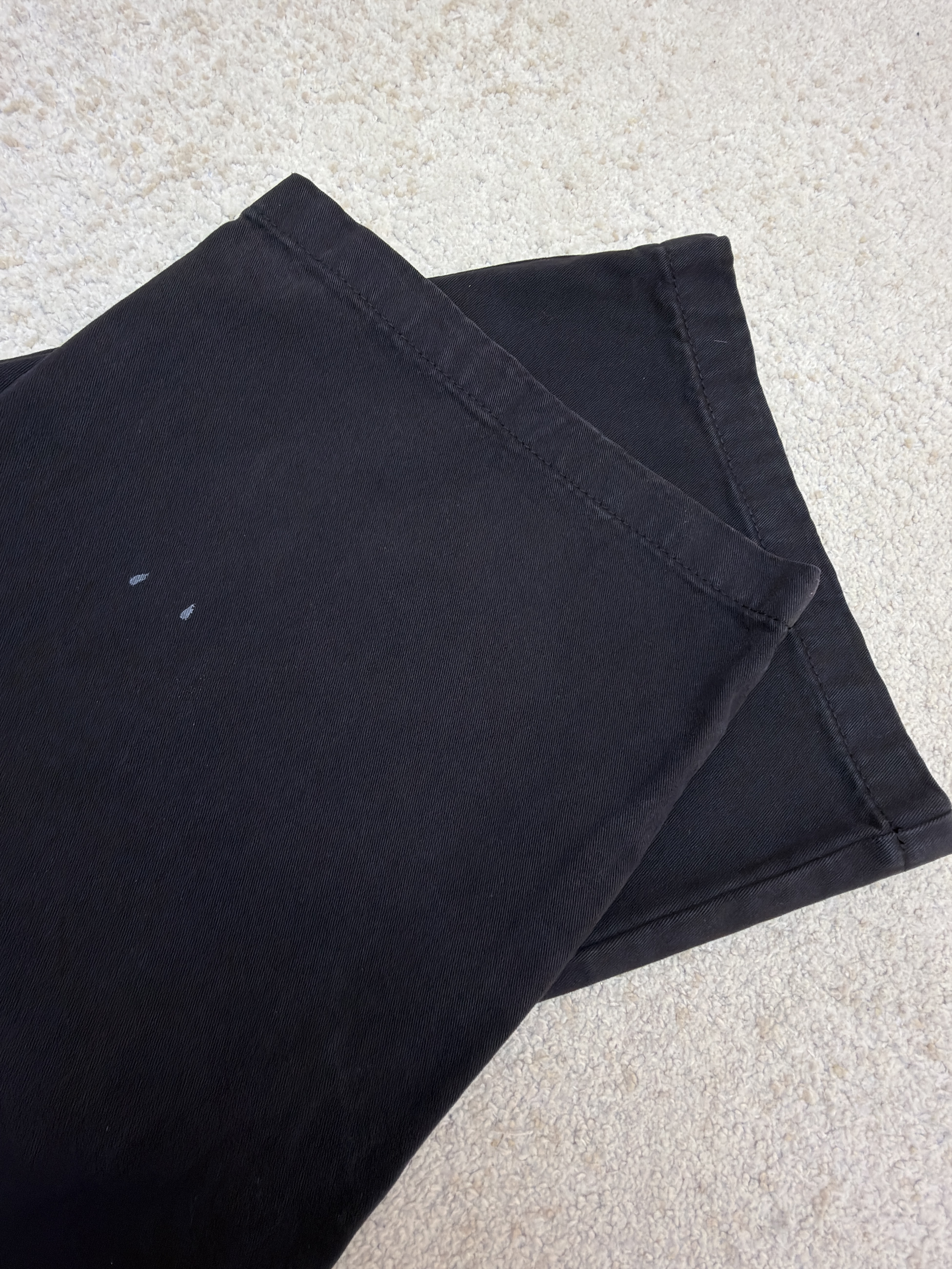 Acne Studios 刺绣徽标涂鸦松紧腰长裤 裤子 休闲裤 绿色 黑色 B0