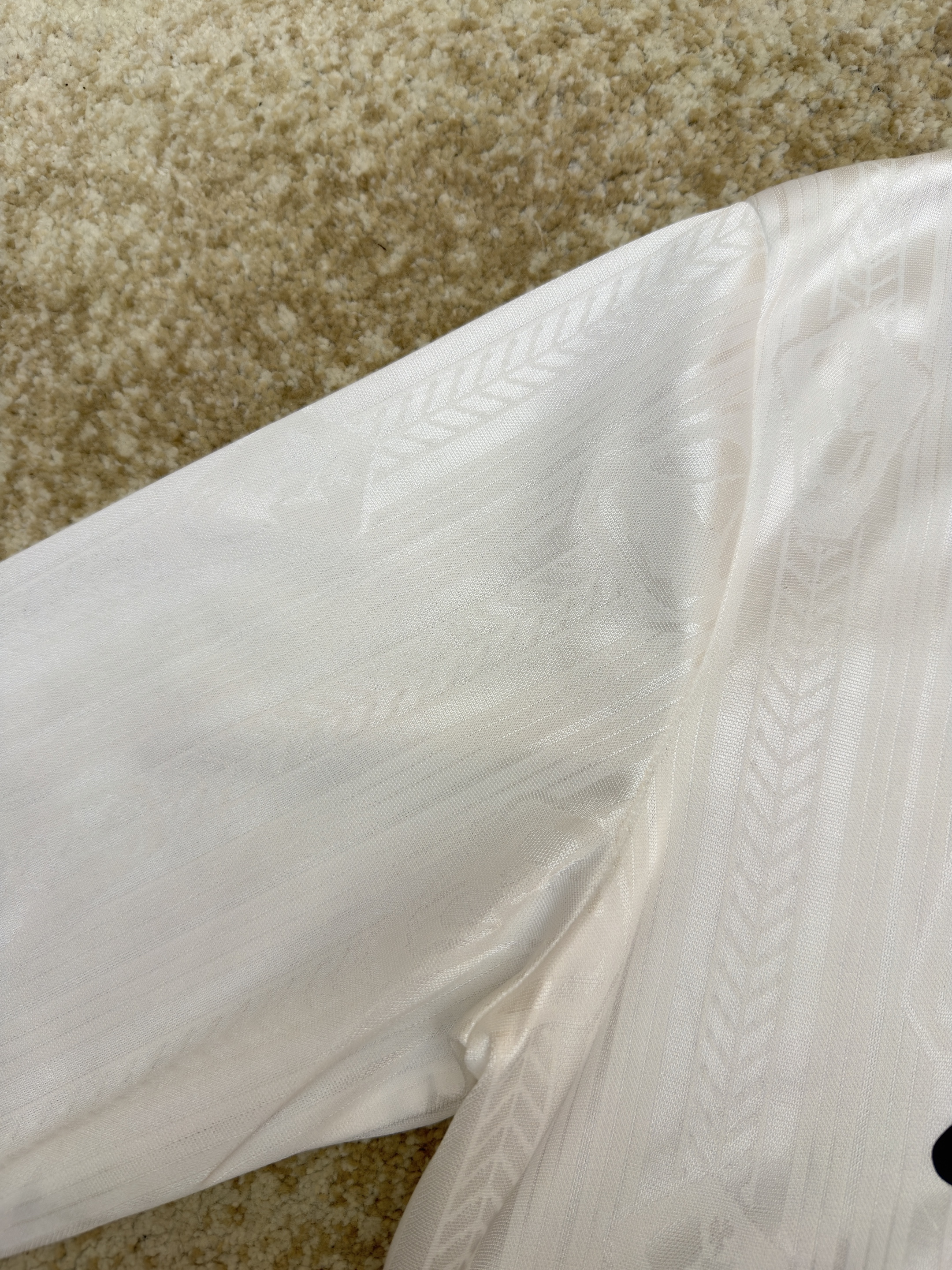 Acne Studios 足球服提花面料徽标长袖T恤 蓝色 白色 A7 BL0437-100