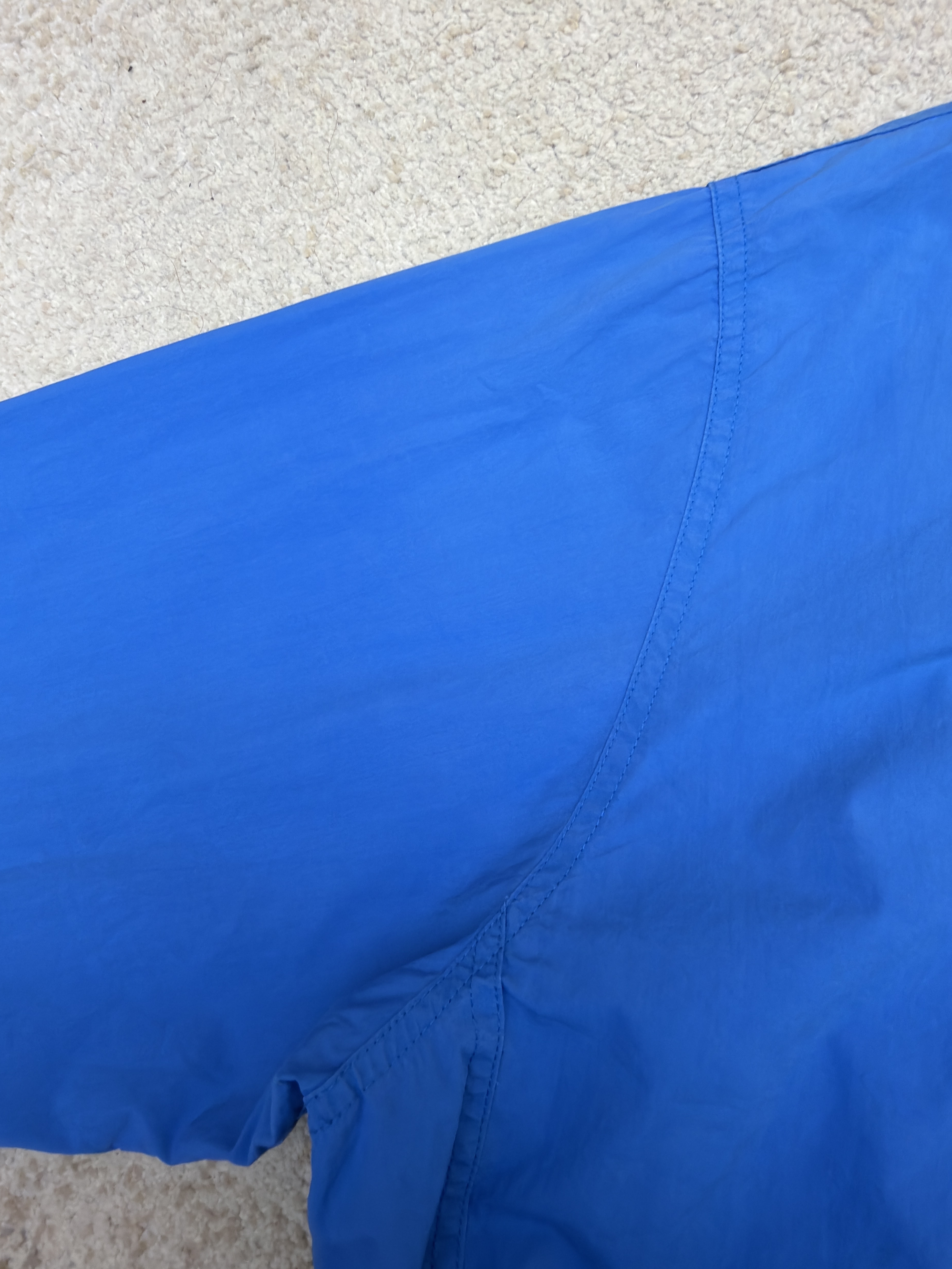 Acne Studios 徽标印花拉链立领夹克 外套 秋冬 长袖 蓝色 B2