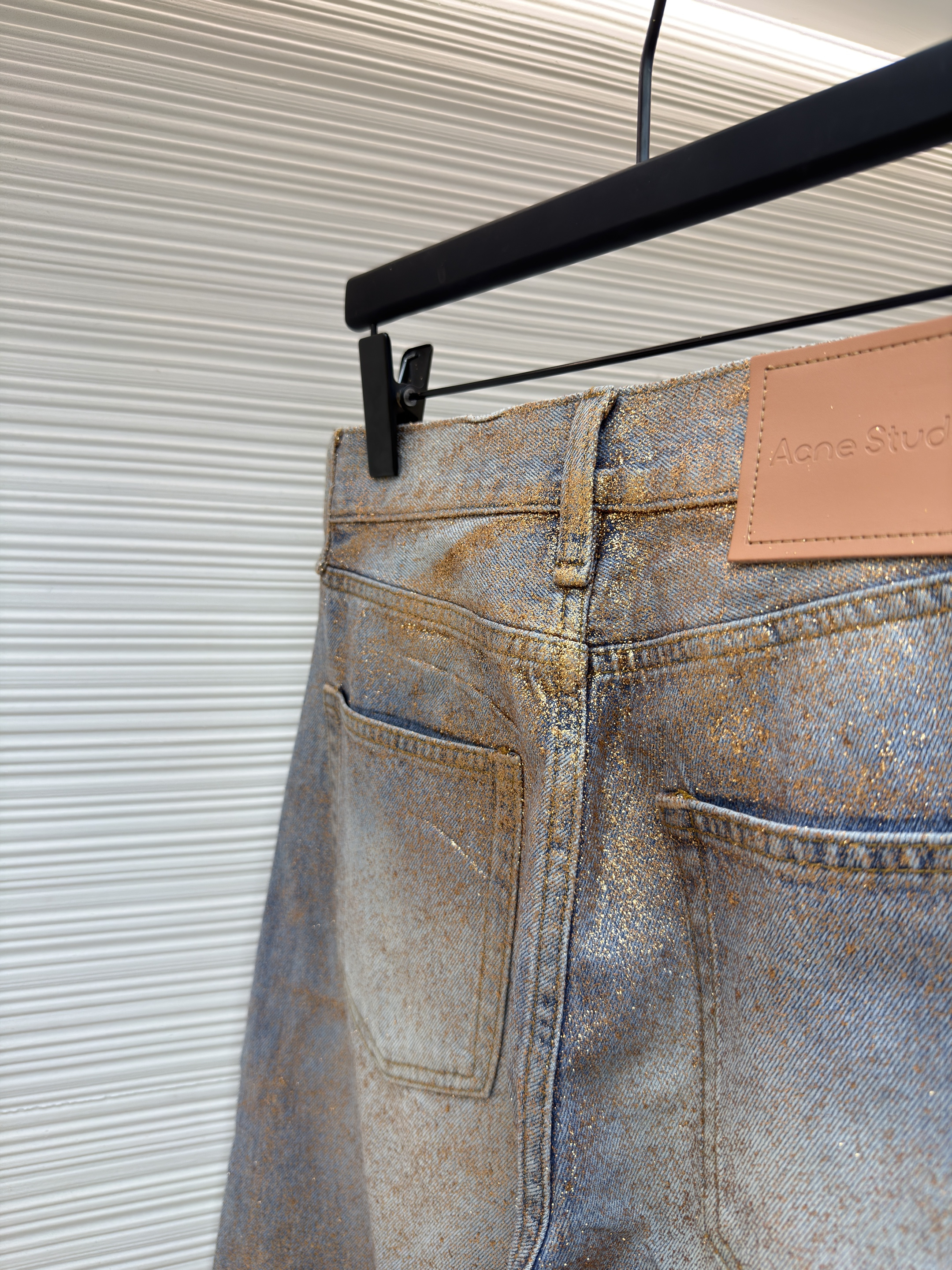 Acne Studios 渐变烫金闪粉牛仔裤 长裤 裤子 B5