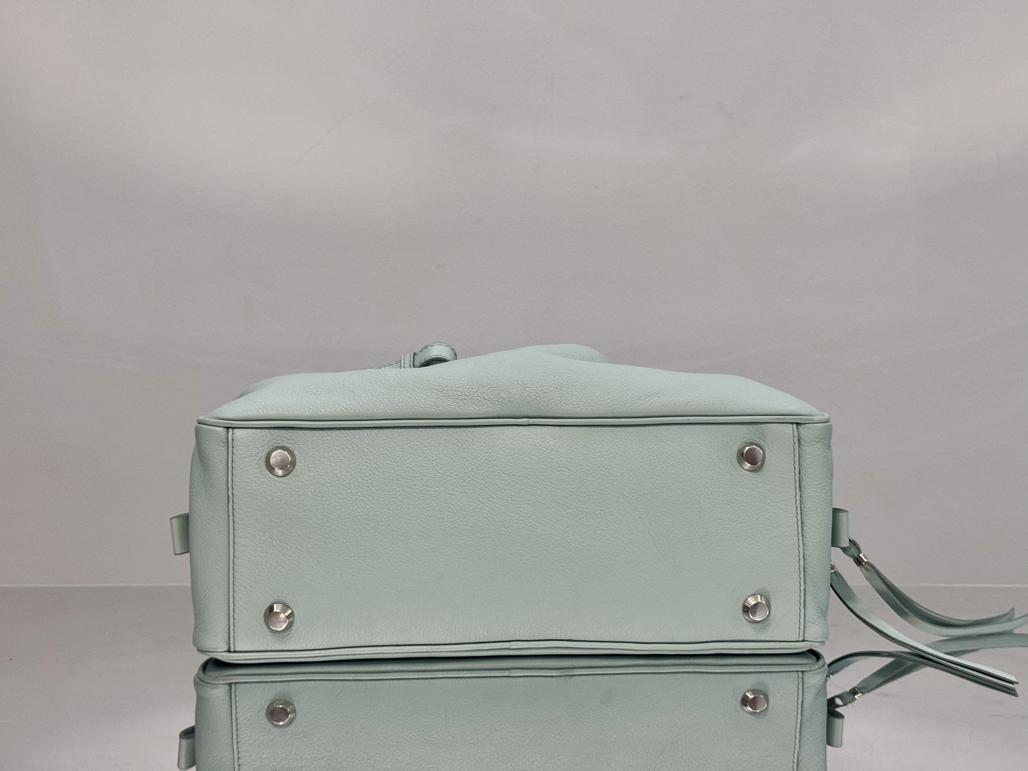 31CM 小号 巴黎世家 手提 保龄 Balenciag  carrie bowling （Handheld bowling bag）Cowhide– 8329202
