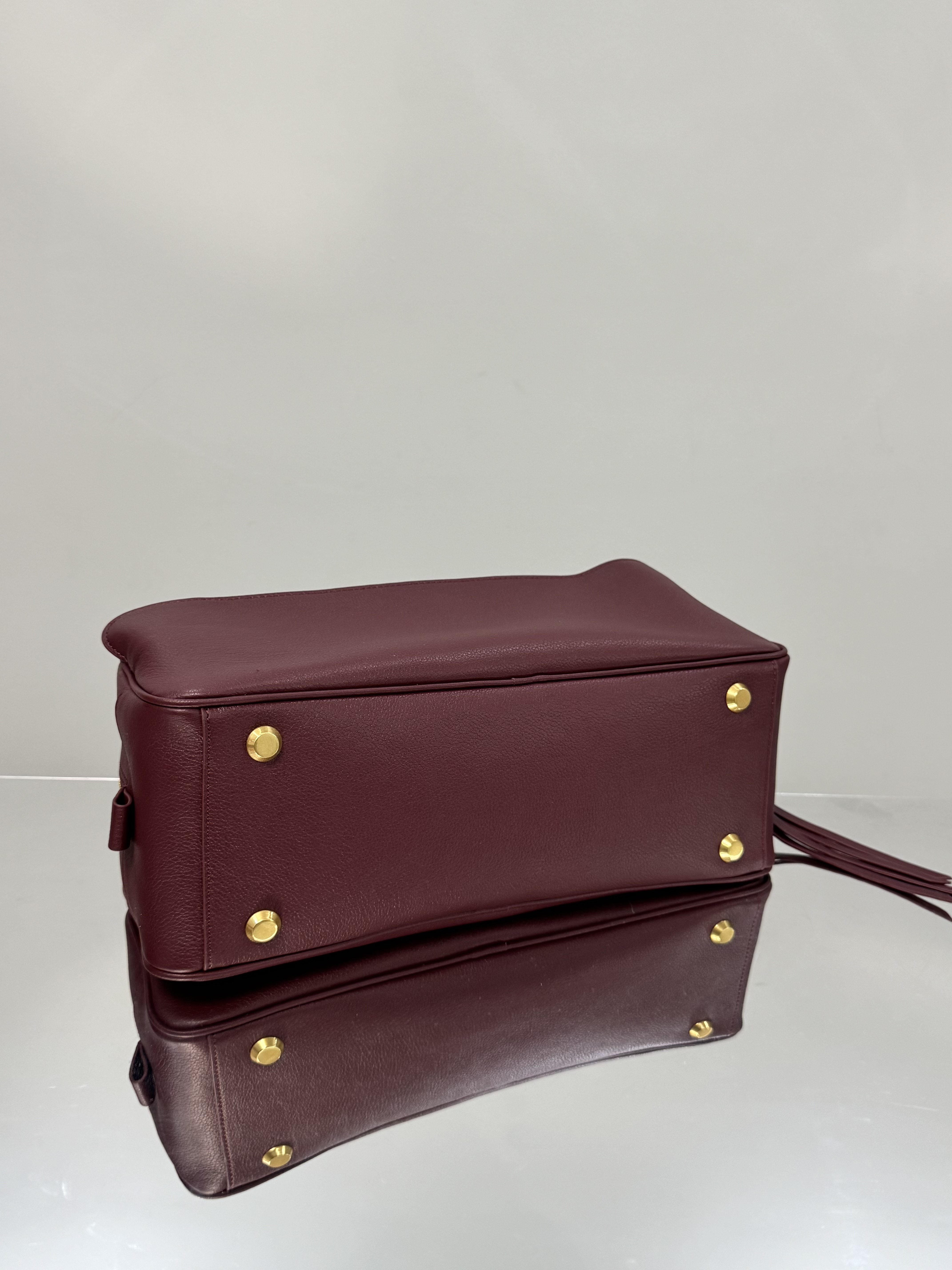 31CM 小号 巴黎世家 手提 保龄 Balenciag  carrie bowling （Handheld bowling bag）Cowhide– 8329202