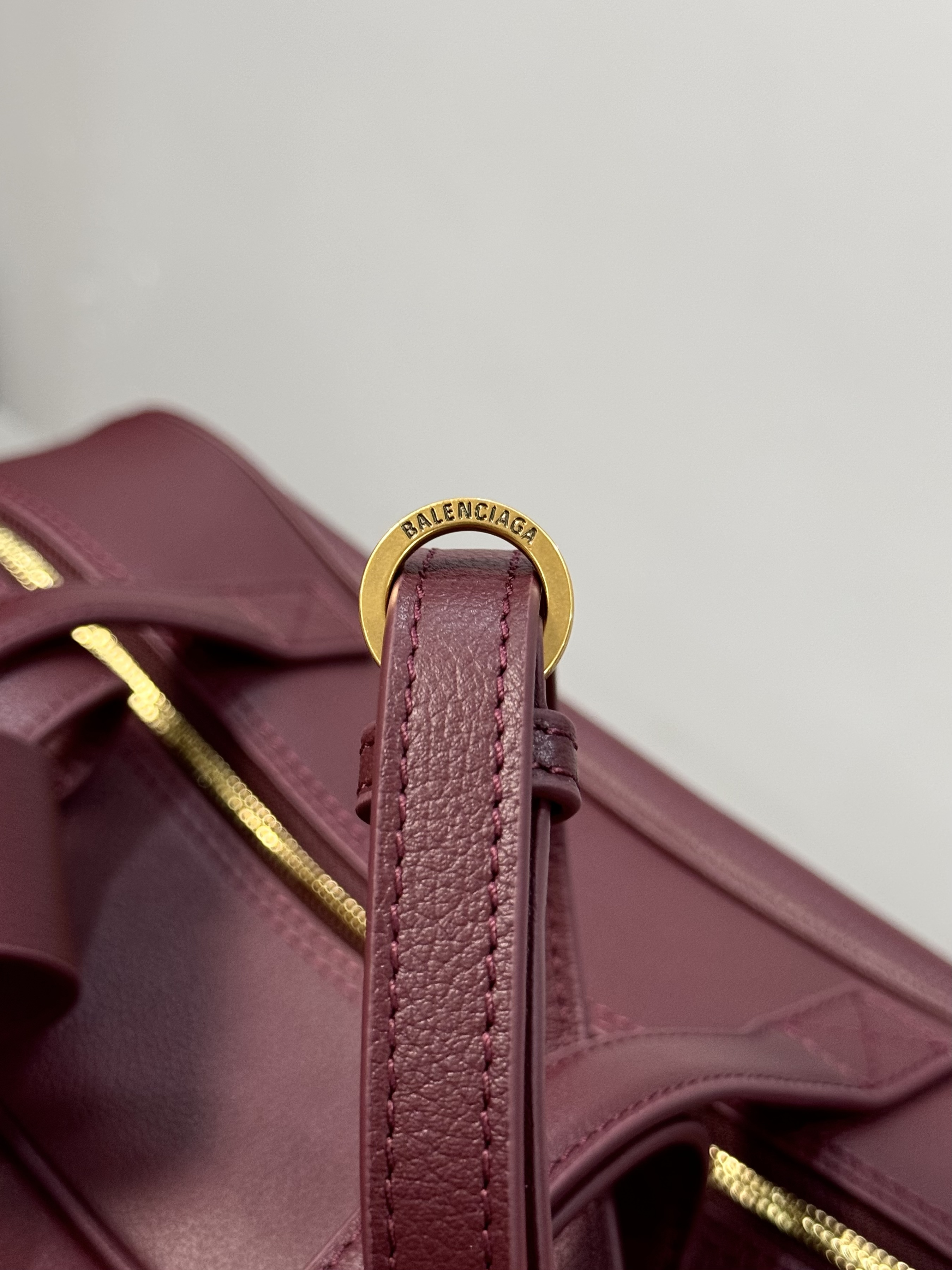 31CM 小号 巴黎世家 手提 保龄 Balenciag  carrie bowling （Handheld bowling bag）Cowhide– 8329202