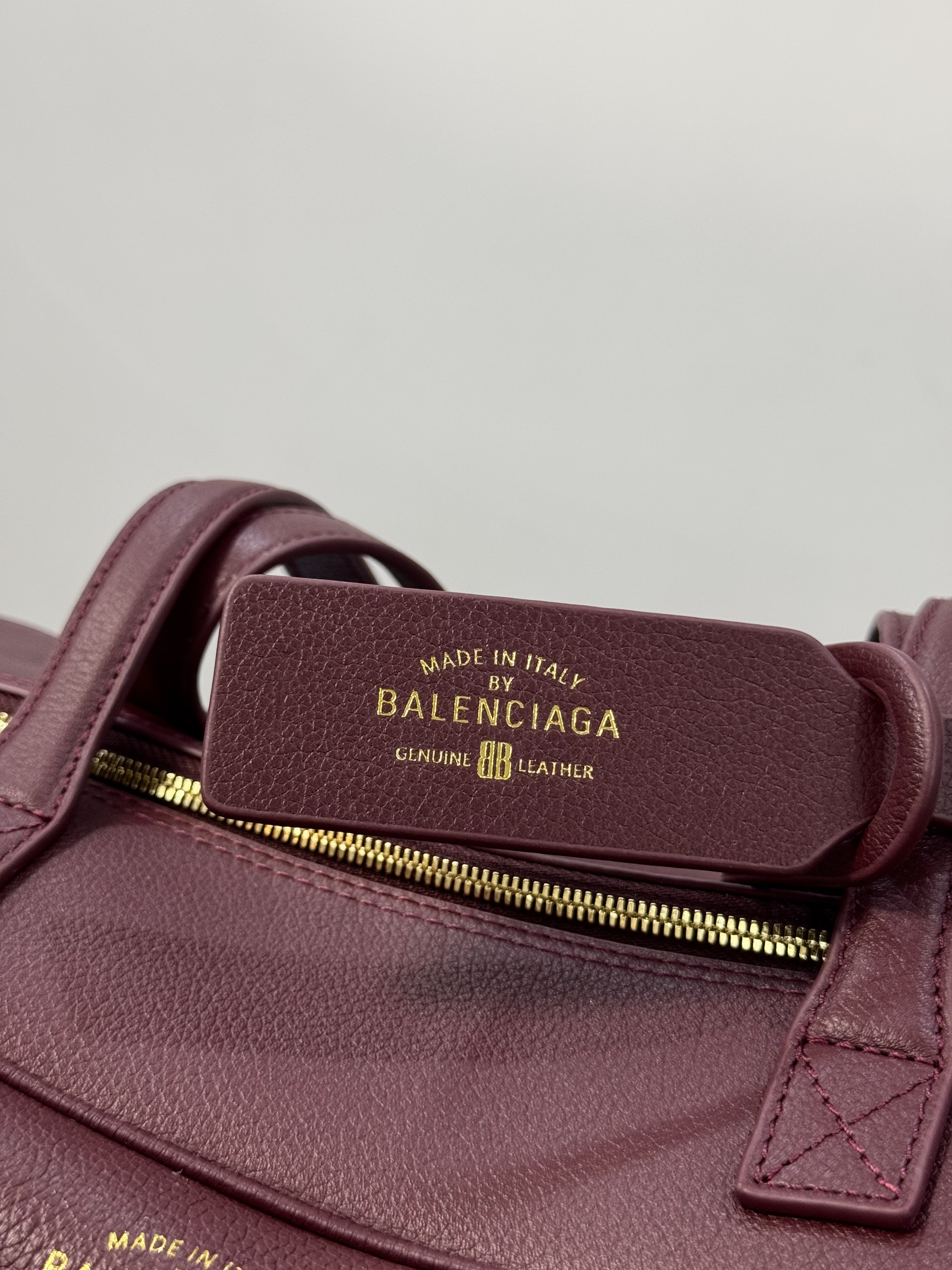 31CM 小号 巴黎世家 手提 保龄 Balenciag  carrie bowling （Handheld bowling bag）Cowhide– 8329202