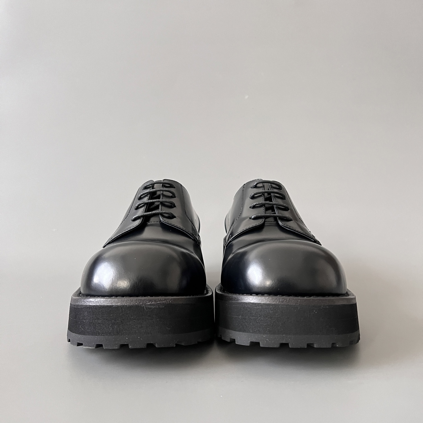 Balenciaga  巴黎世家 Venom pour  牛皮  德比鞋  厚底 黑色 C0- 850556WCBF11081